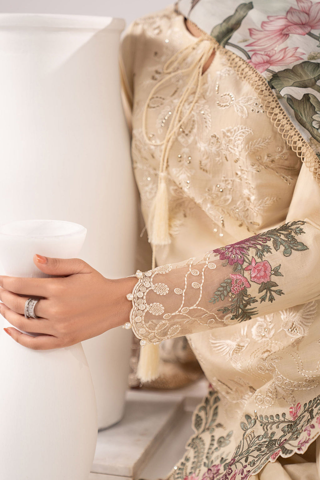 Maria B | Eid Collection 26 | 3 Piece Embroidered Dobby Lawn Suit
