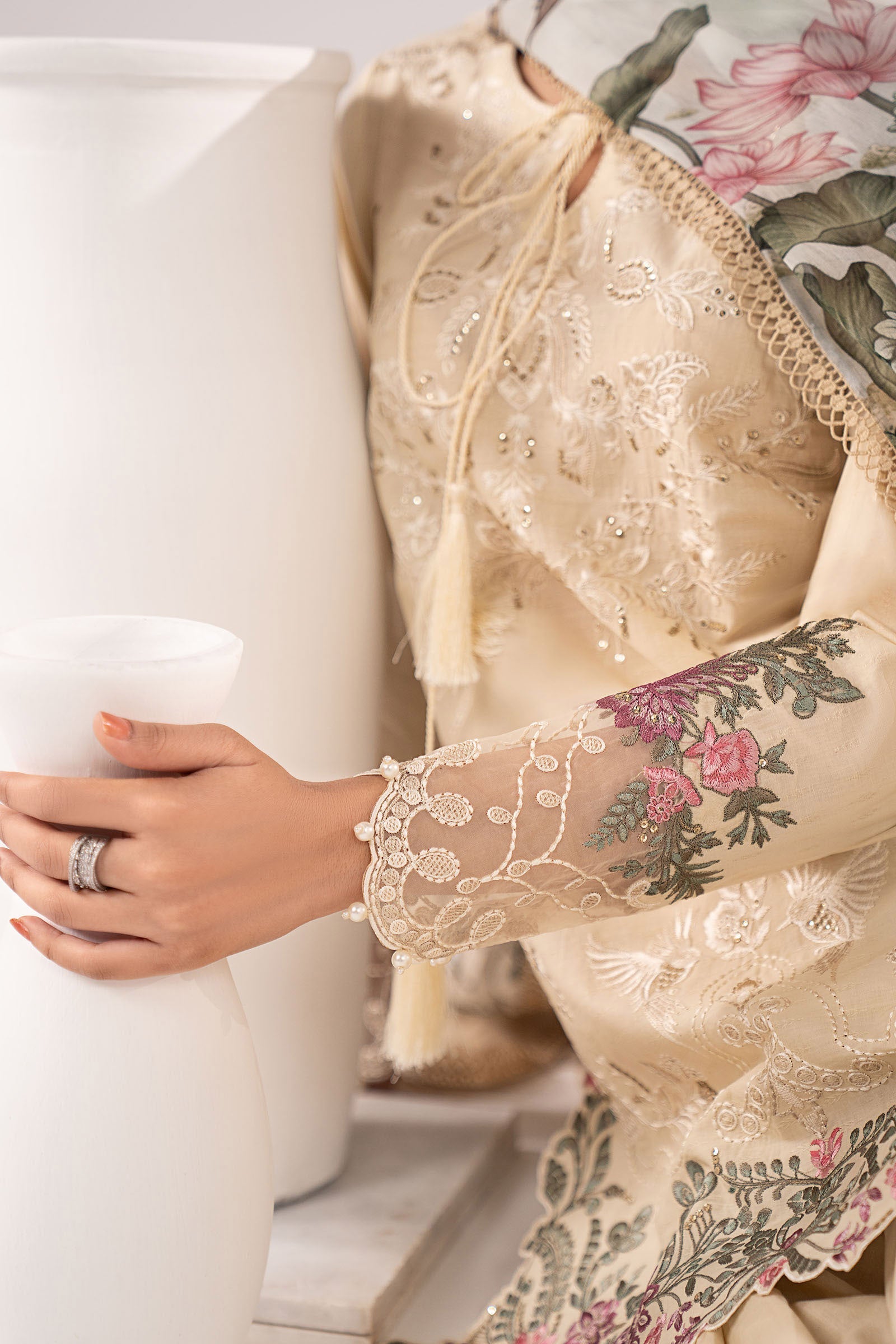 Maria B | Eid Collection 26 | 3 Piece Embroidered Dobby Lawn Suit