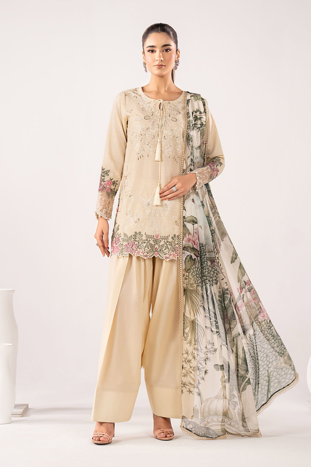 Maria B | Eid Collection 26 | 3 Piece Embroidered Dobby Lawn Suit