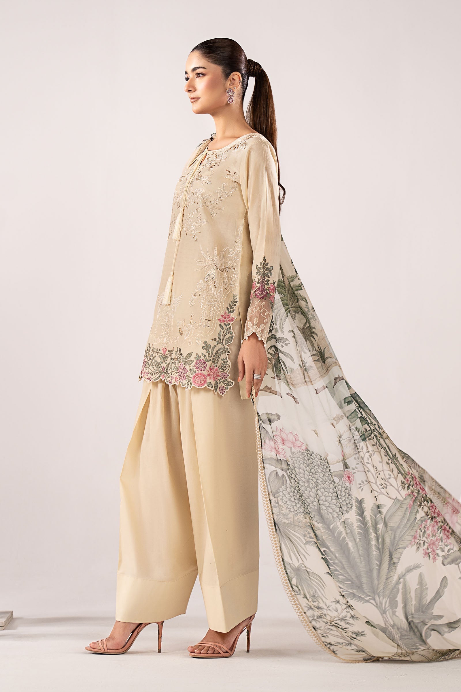 Maria B | Eid Collection 26 | 3 Piece Embroidered Dobby Lawn Suit