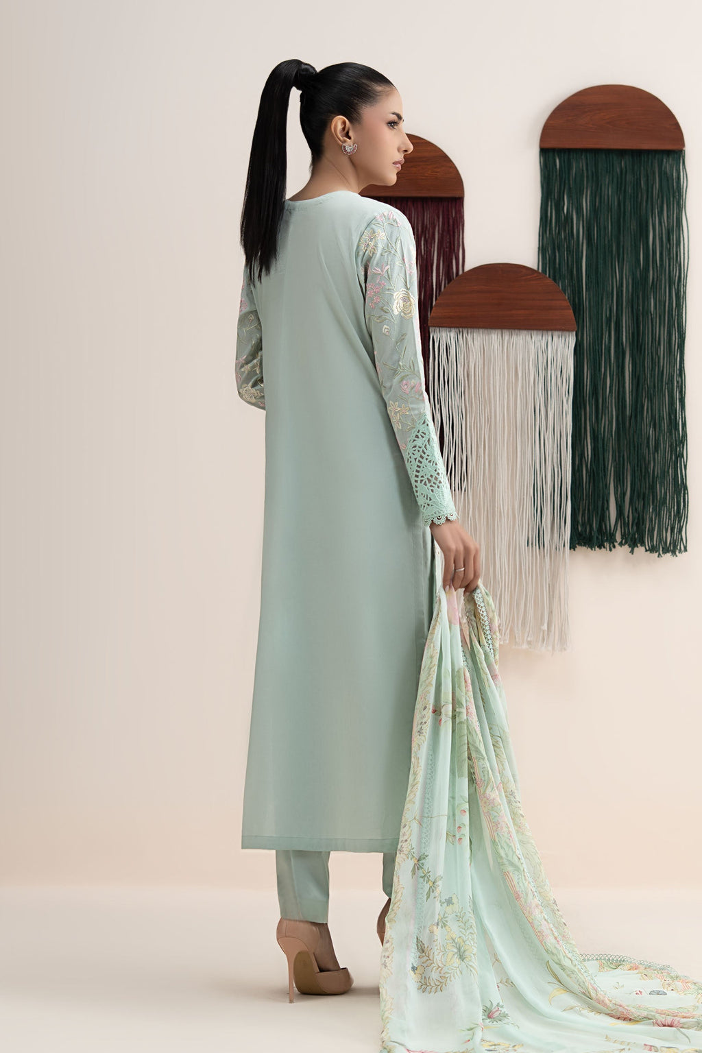 Maria B | Eid Collection 26 | 3 Piece Embroidered Dobby Jacquard Suit