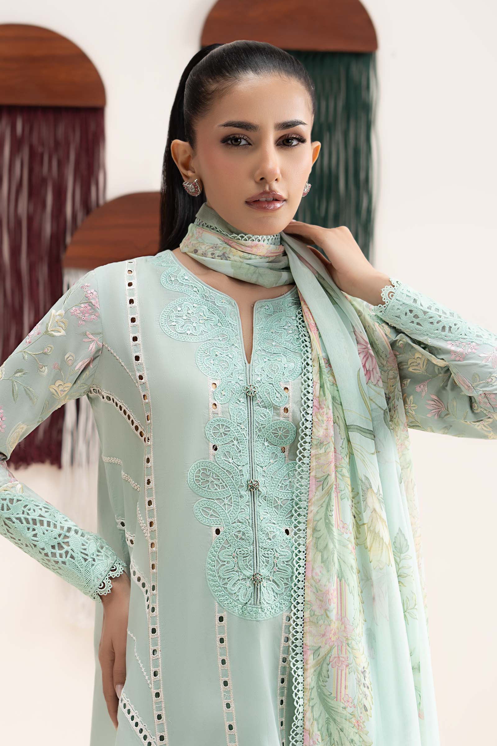 Maria B | Eid Collection 26 | 3 Piece Embroidered Dobby Jacquard Suit
