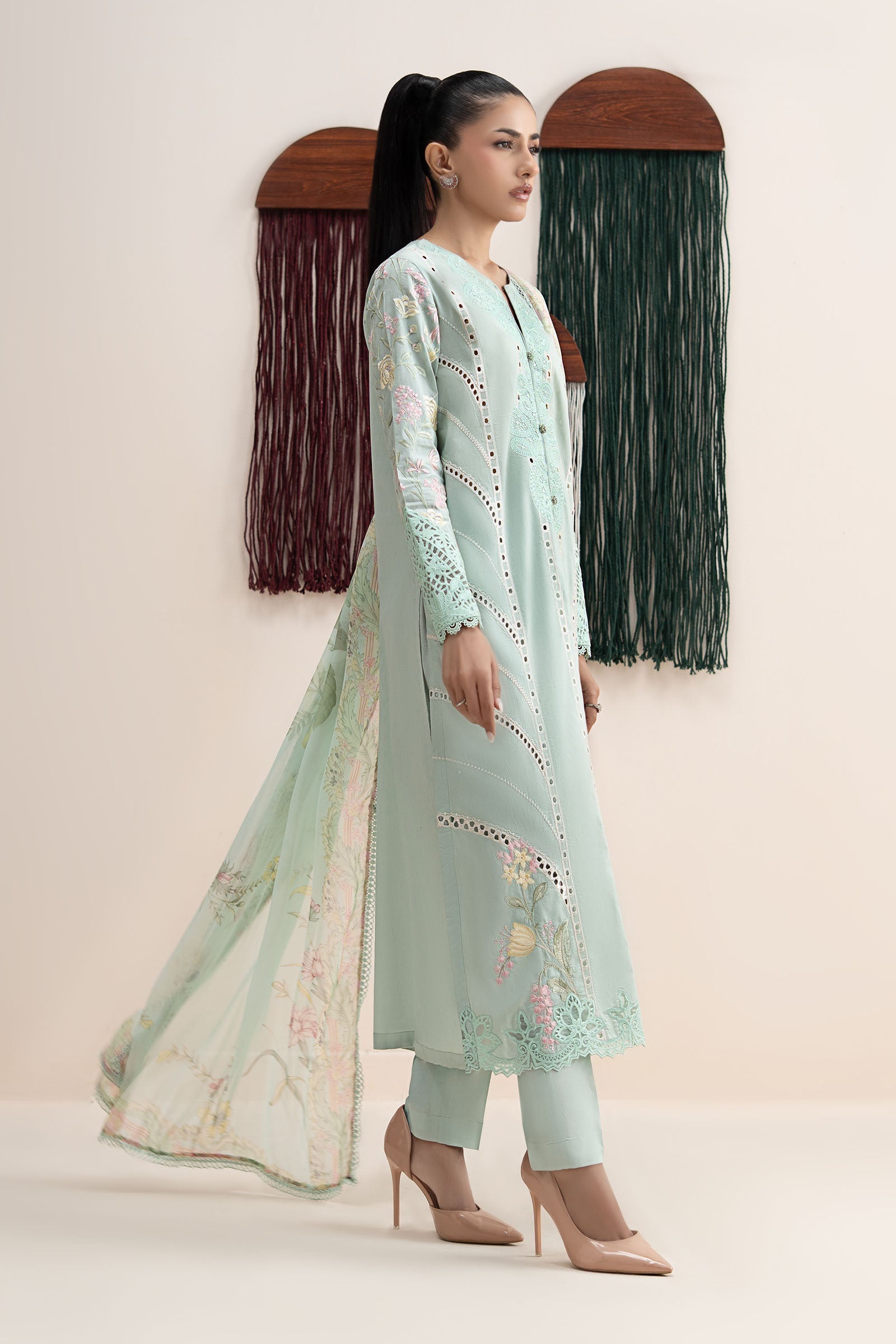 Maria B | Eid Collection 26 | 3 Piece Embroidered Dobby Jacquard Suit