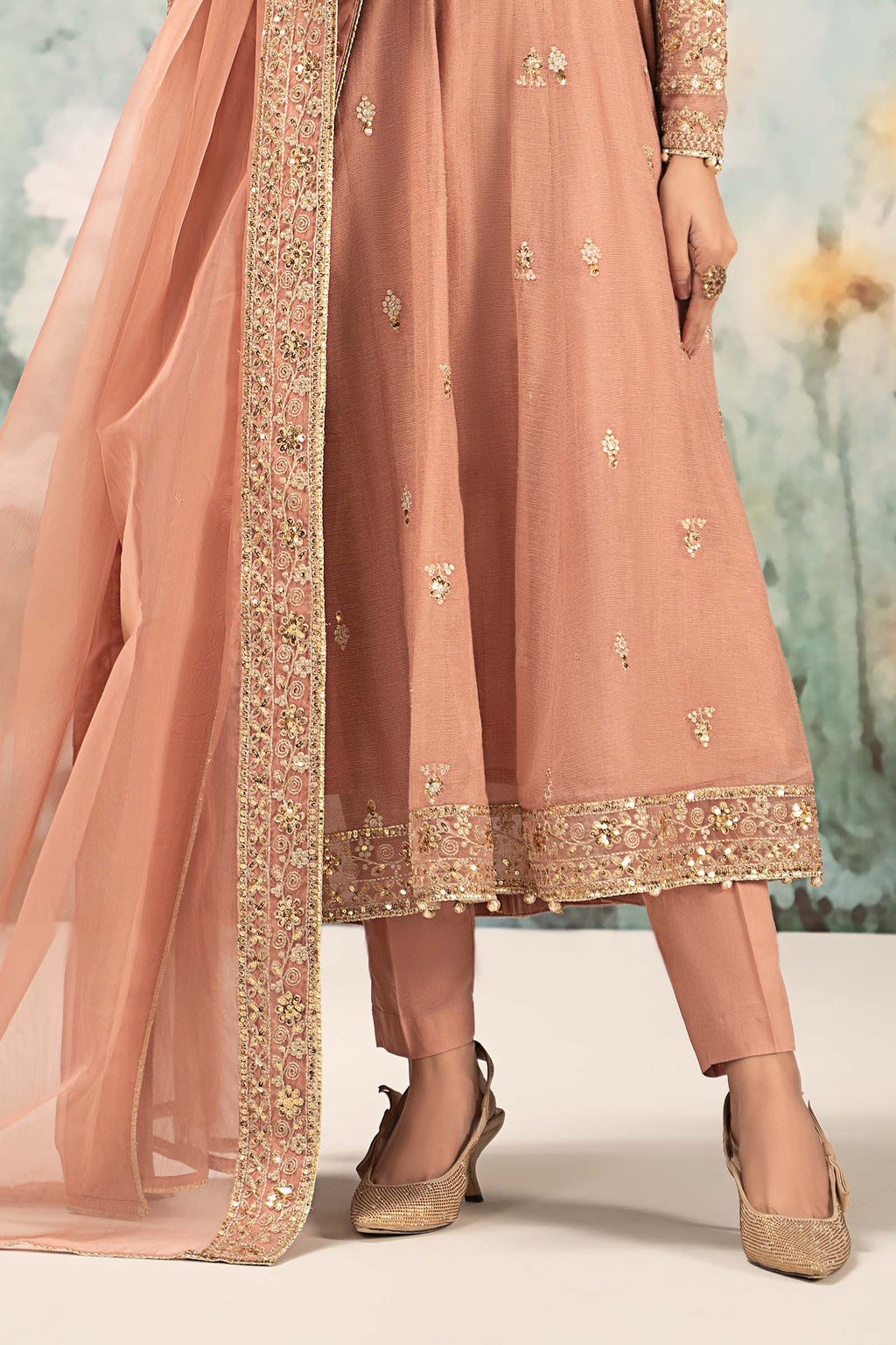 Maria B | Eid Collection 26 | 3 Piece Embroidered Cotton Net Suit