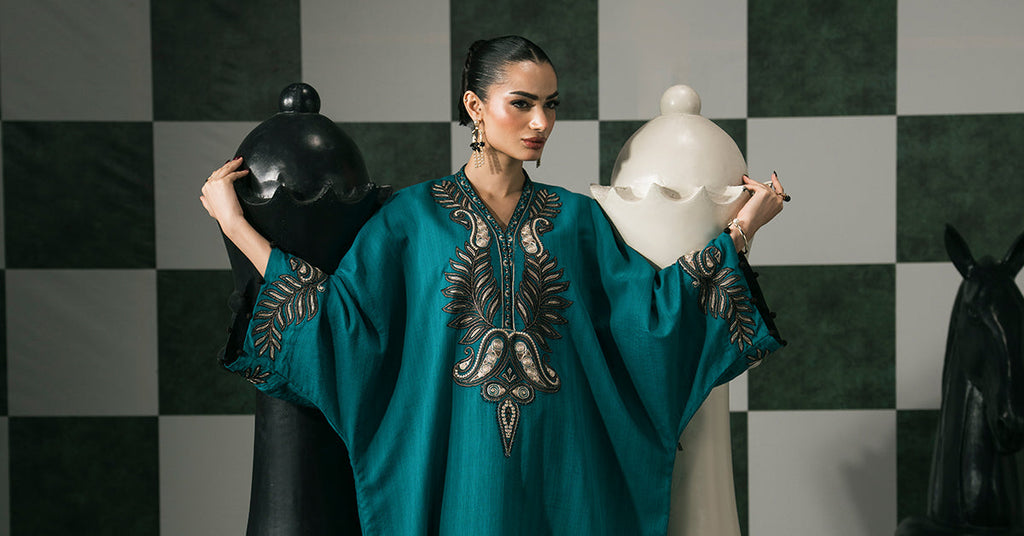 Maria B | Eid Collection 26 | 2 Piece Embroidered Striped Cotton Suit