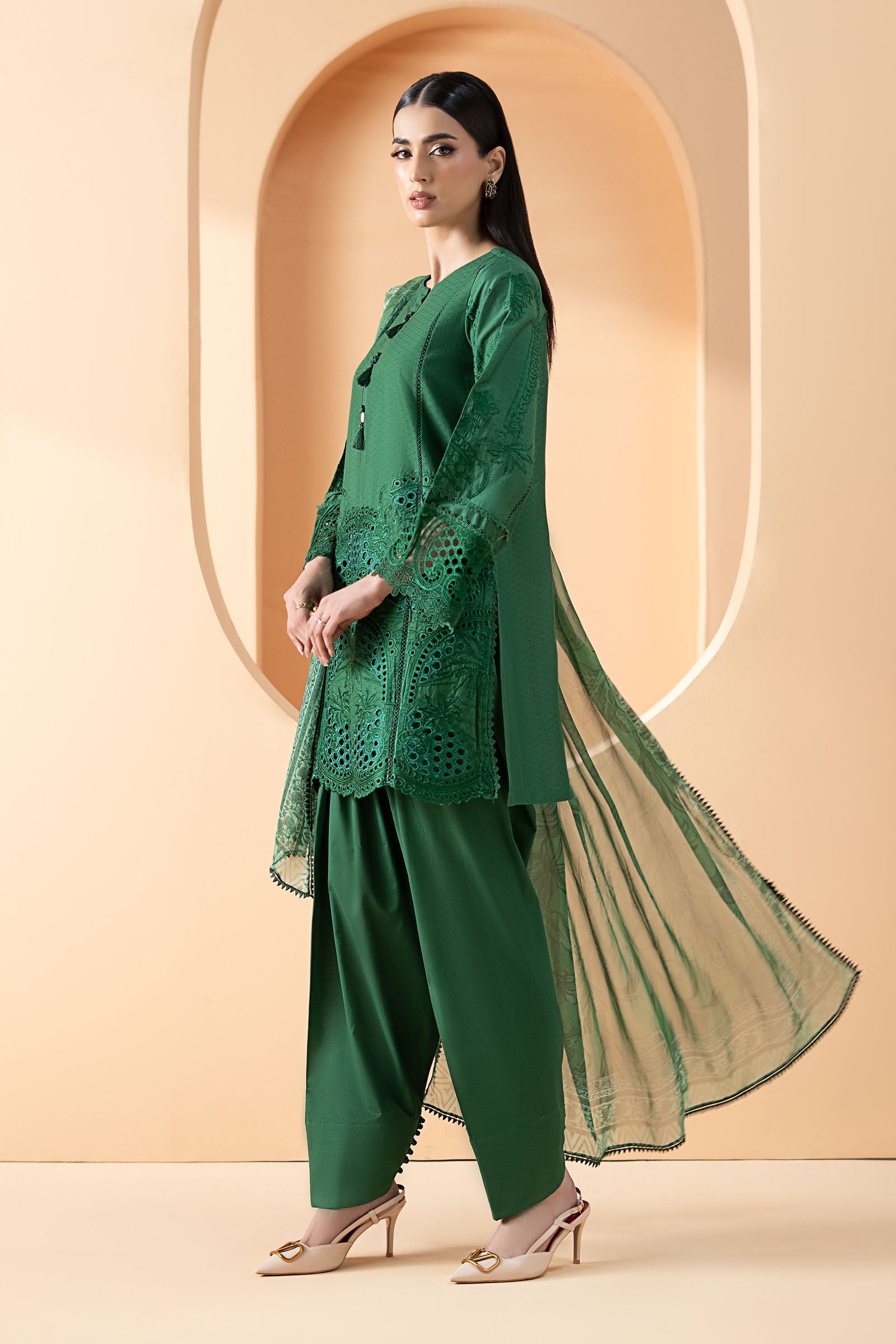 Maria B | Eid Collection 26 | 3 Piece Embroidered Dobby Lawn Suit