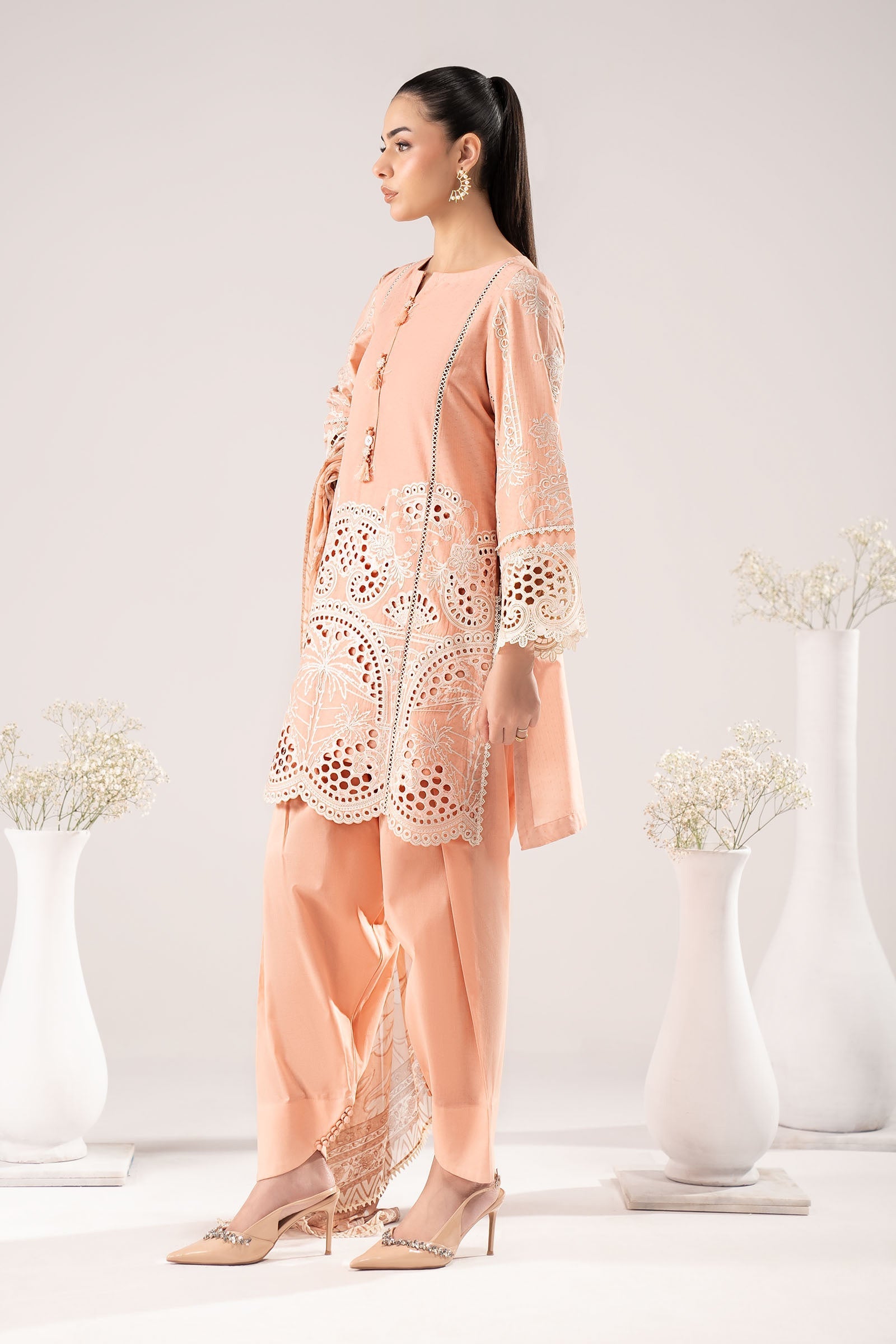 Maria B | Eid Collection 26 | 3 Piece Embroidered Dobby Lawn Suit