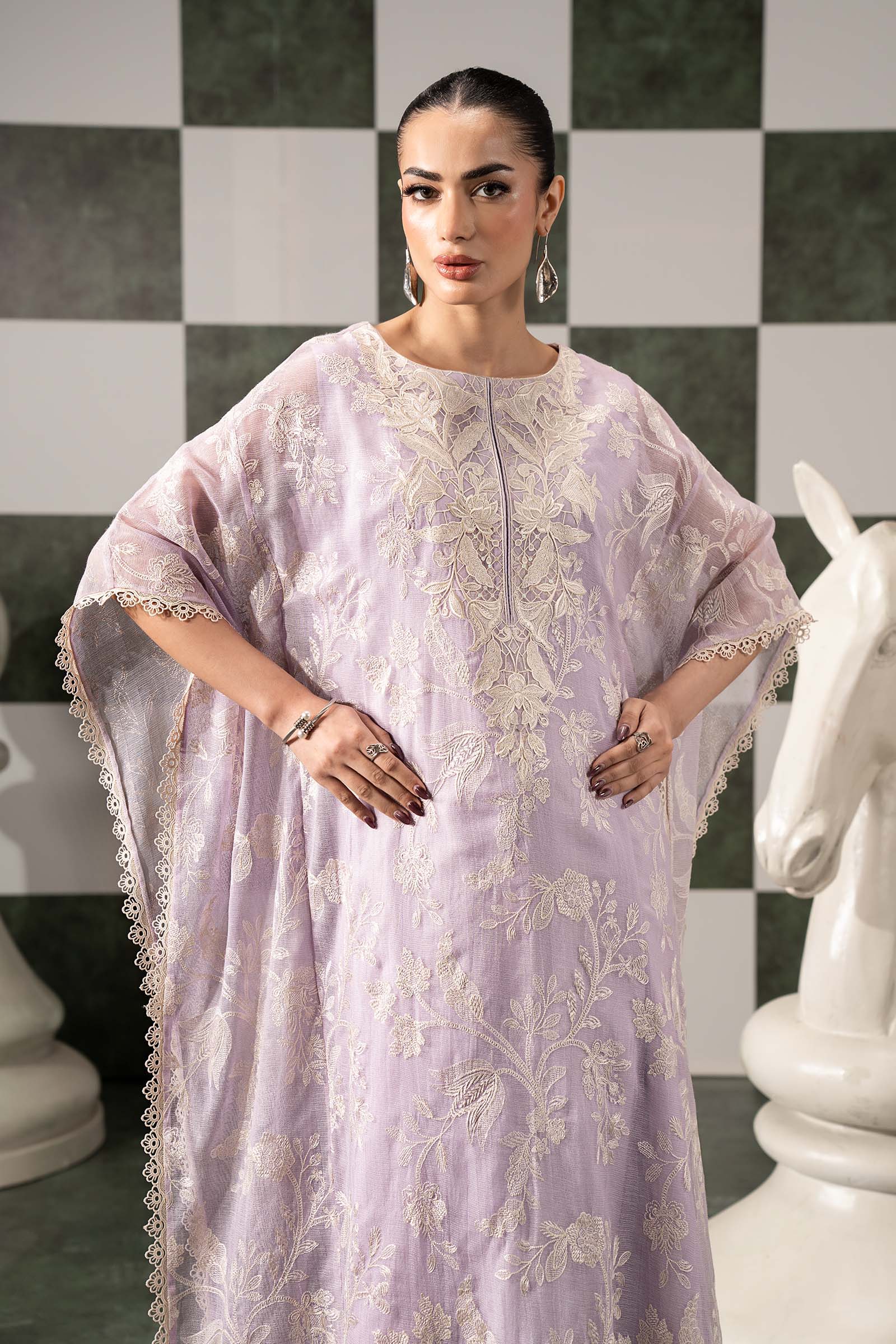 Maria B | Eid Collection 26 | 3 Piece Embroidered Cotton Net Suit
