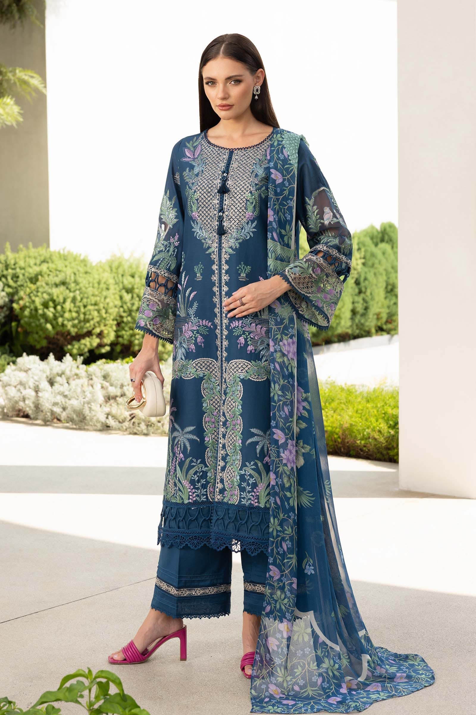Maria B | Eid Collection 26 | 3 Piece Embroidered Lawn Suit