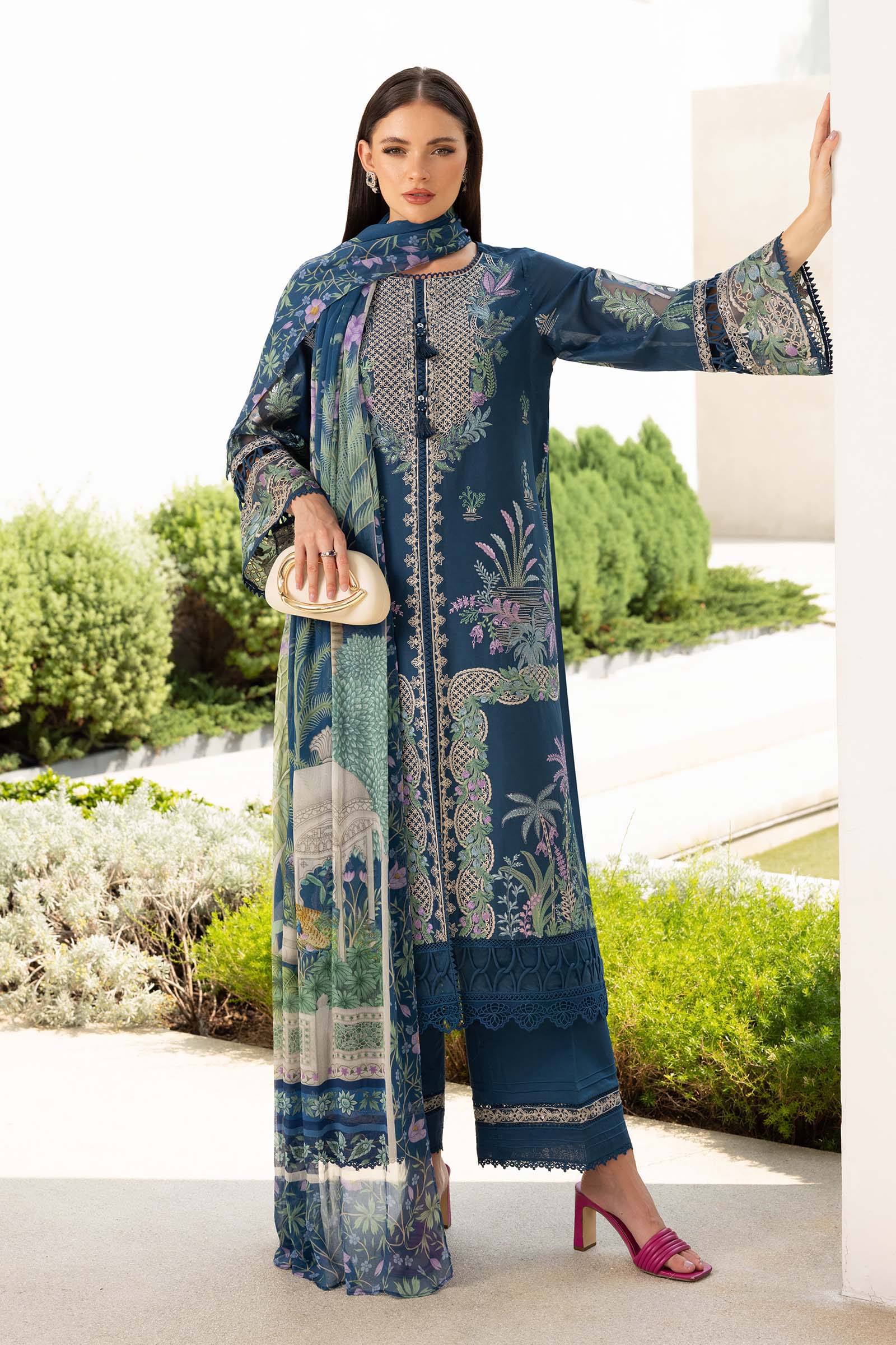 Maria B | Eid Collection 26 | 3 Piece Embroidered Lawn Suit
