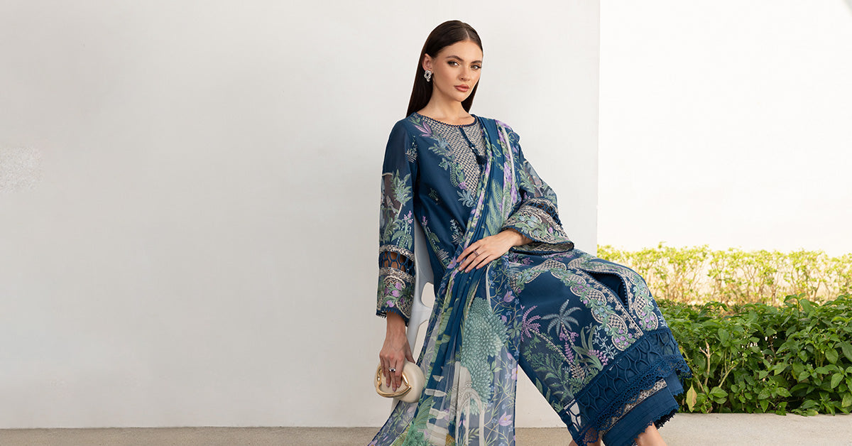 Maria B | Eid Collection 26 | 3 Piece Embroidered Lawn Suit