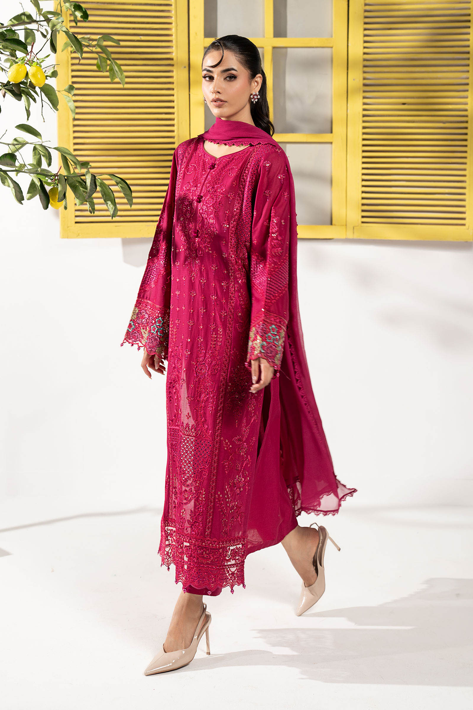 Maria B | Eid Collection 26 | 3 Piece Embroidered Lawn Suit