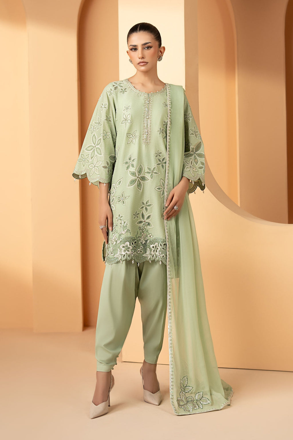 Maria B | Eid Collection 26 | 3 Piece Embroidered Dobby Lawn Suit