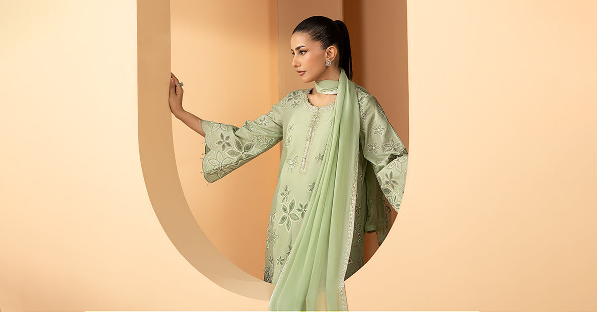 Maria B | Eid Collection 26 | 3 Piece Embroidered Dobby Lawn Suit