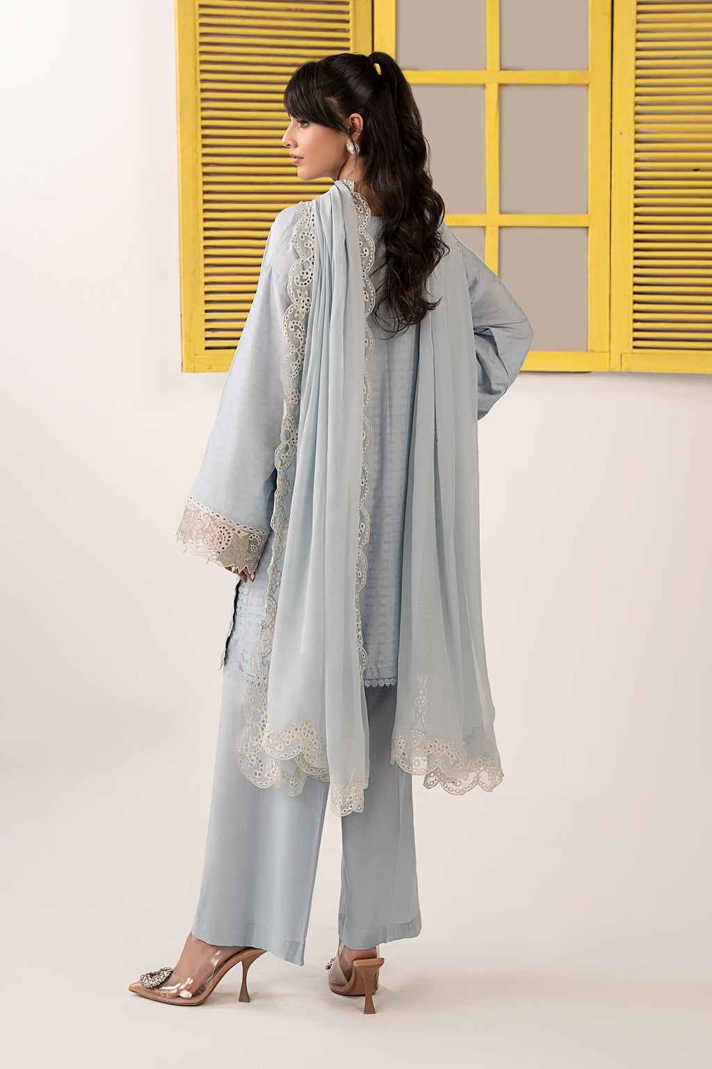 Maria B | Eid Collection 26 | 3 Piece Embroidered Dobby Lawn Suit