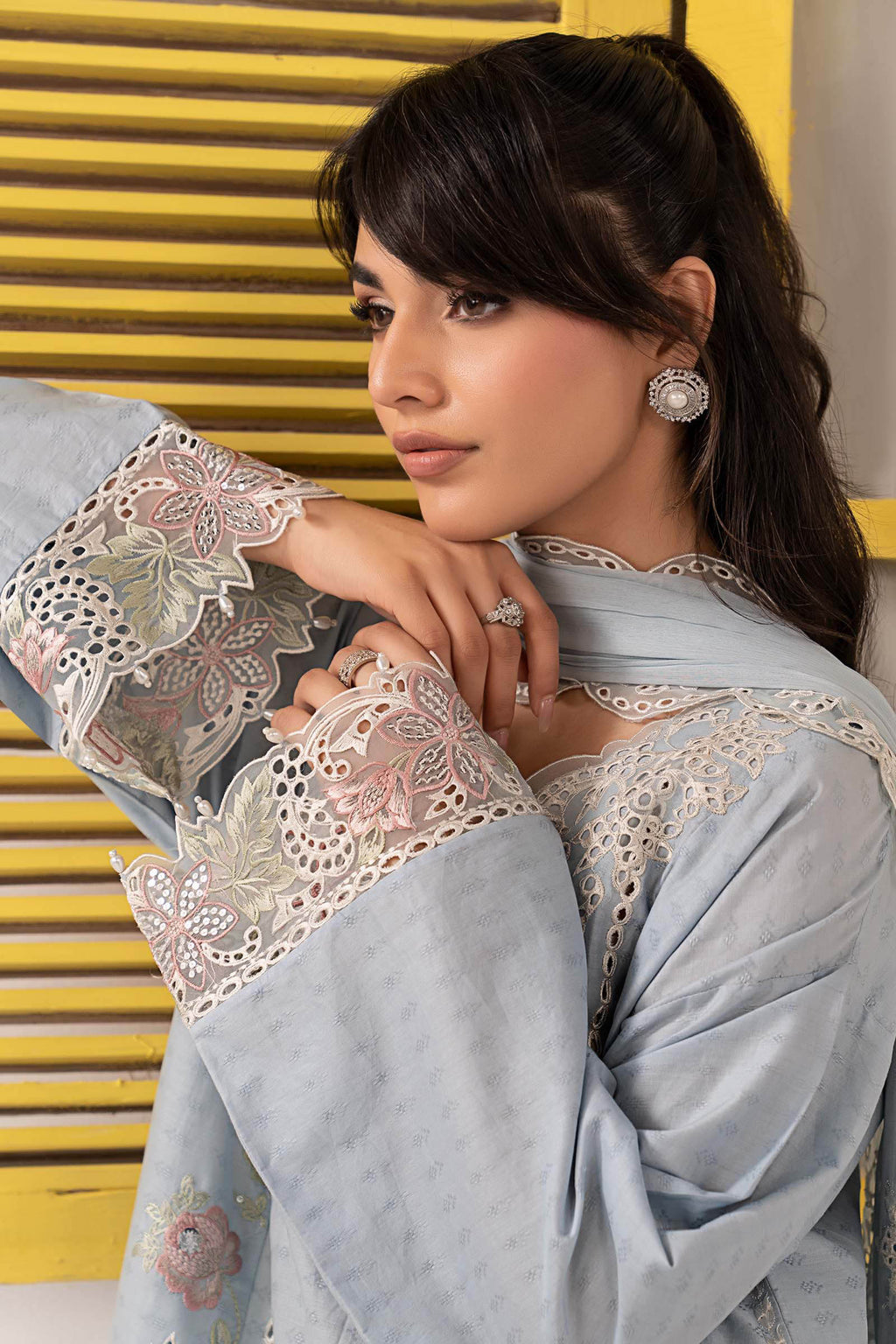 Maria B | Eid Collection 26 | 3 Piece Embroidered Dobby Lawn Suit