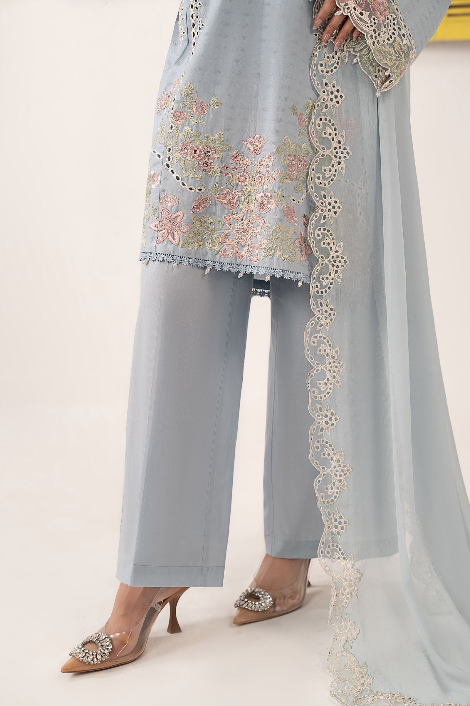 Maria B | Eid Collection 26 | 3 Piece Embroidered Dobby Lawn Suit
