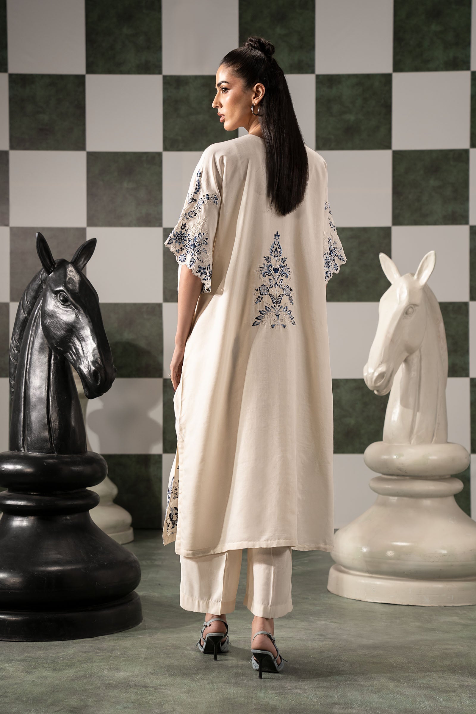 Maria B | Eid Collection 26 | 2 Piece Embroidered Raw Silk Suit