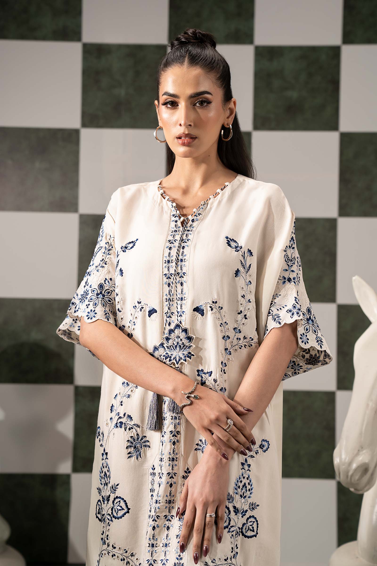 Maria B | Eid Collection 26 | 2 Piece Embroidered Raw Silk Suit