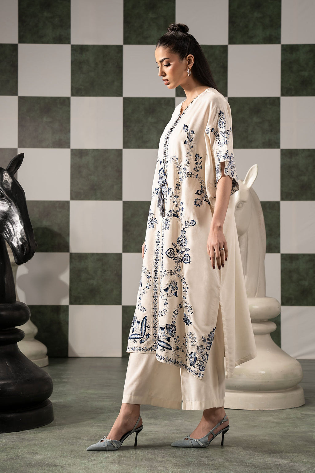 Maria B | Eid Collection 26 | 2 Piece Embroidered Raw Silk Suit