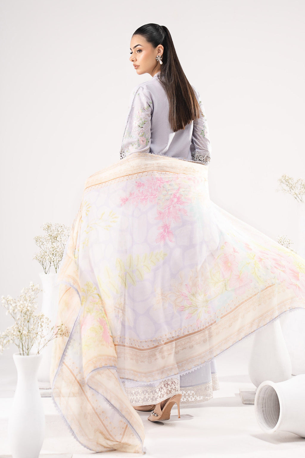 Maria B | Eid Collection 26 | 3 Piece Embroidered Dobby Lawn Suit