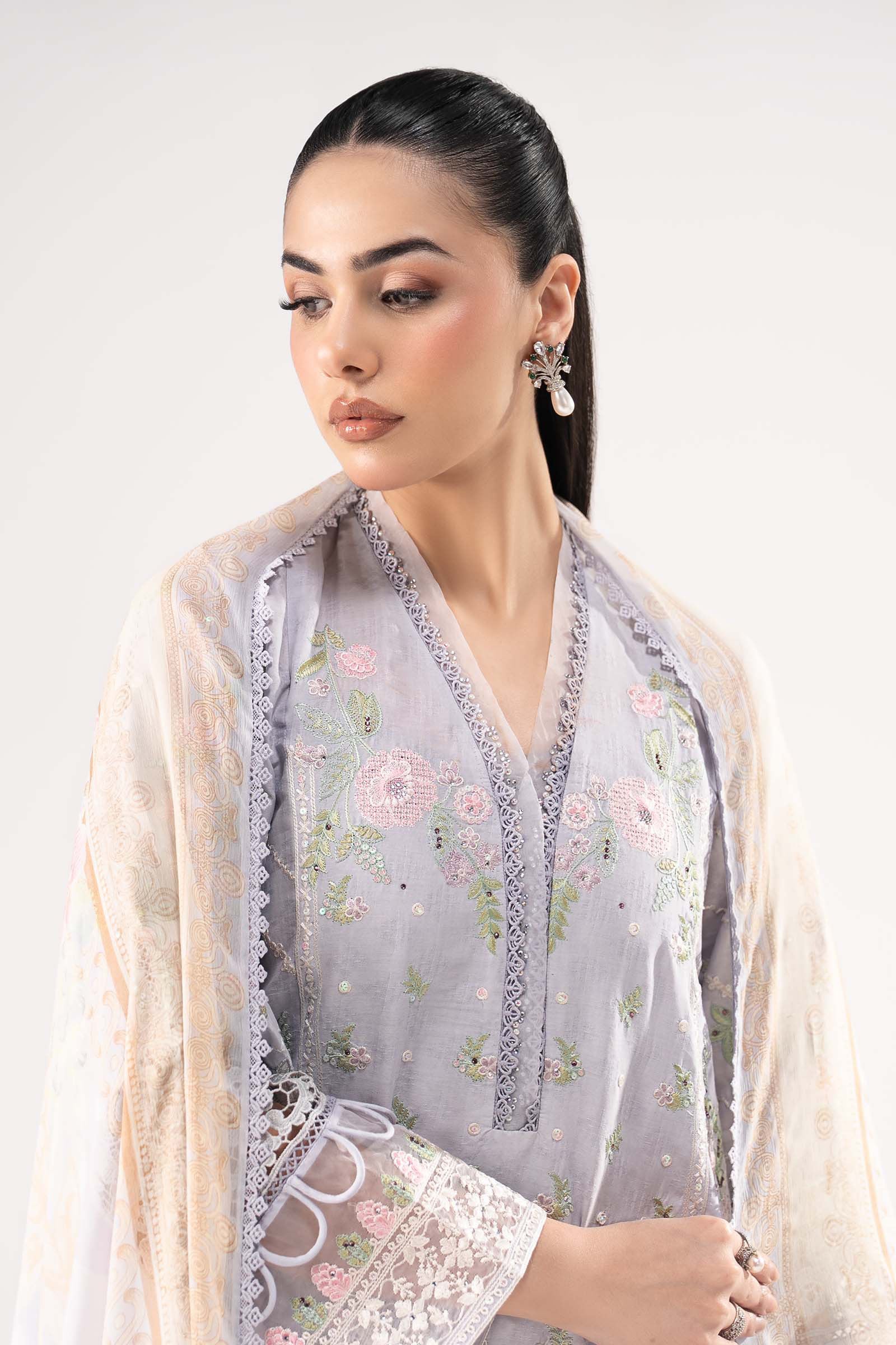 Maria B | Eid Collection 26 | 3 Piece Embroidered Dobby Lawn Suit
