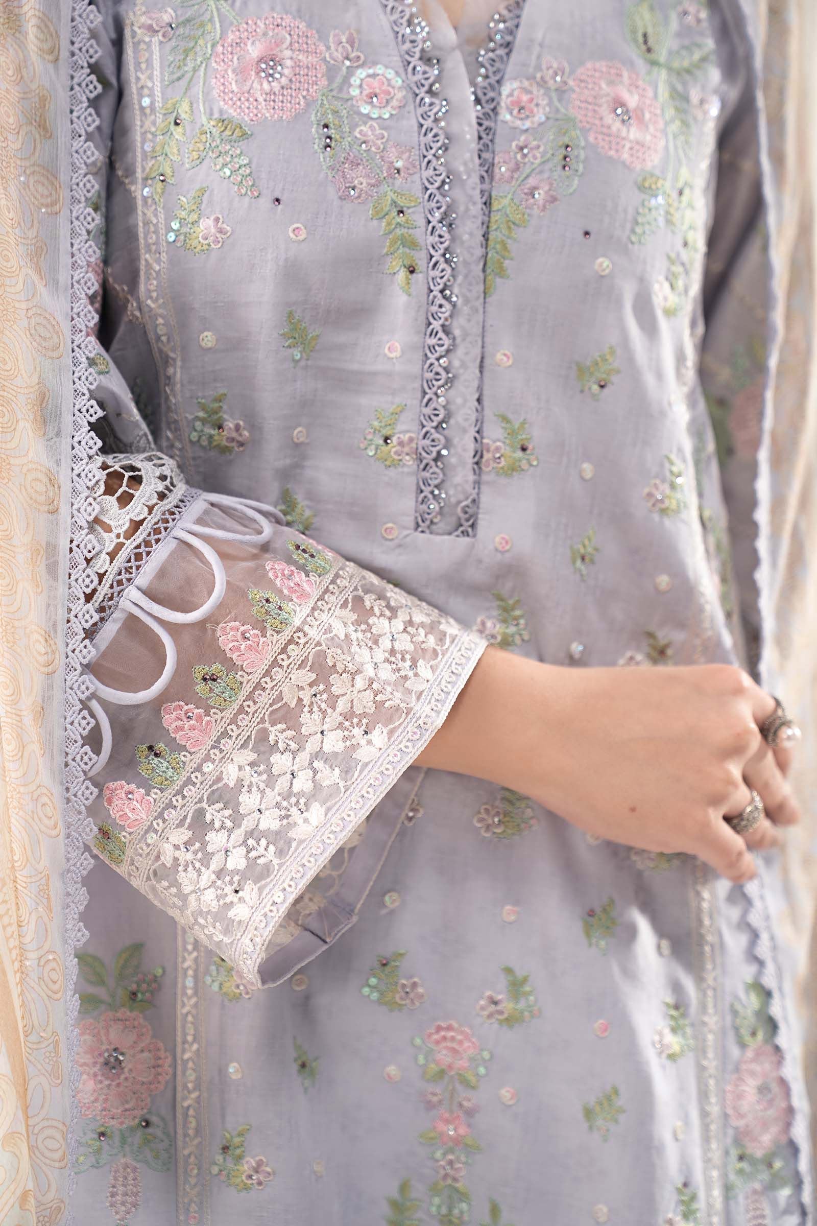 Maria B | Eid Collection 26 | 3 Piece Embroidered Dobby Lawn Suit