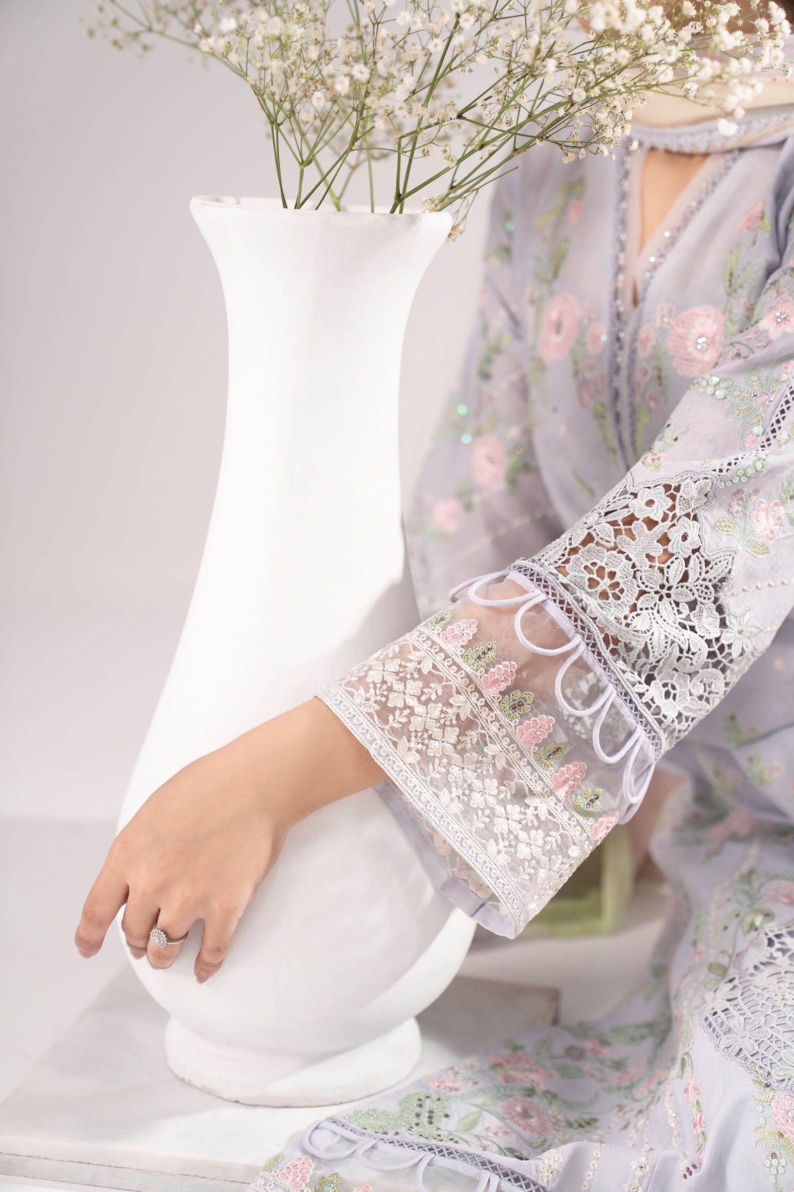 Maria B | Eid Collection 26 | 3 Piece Embroidered Dobby Lawn Suit
