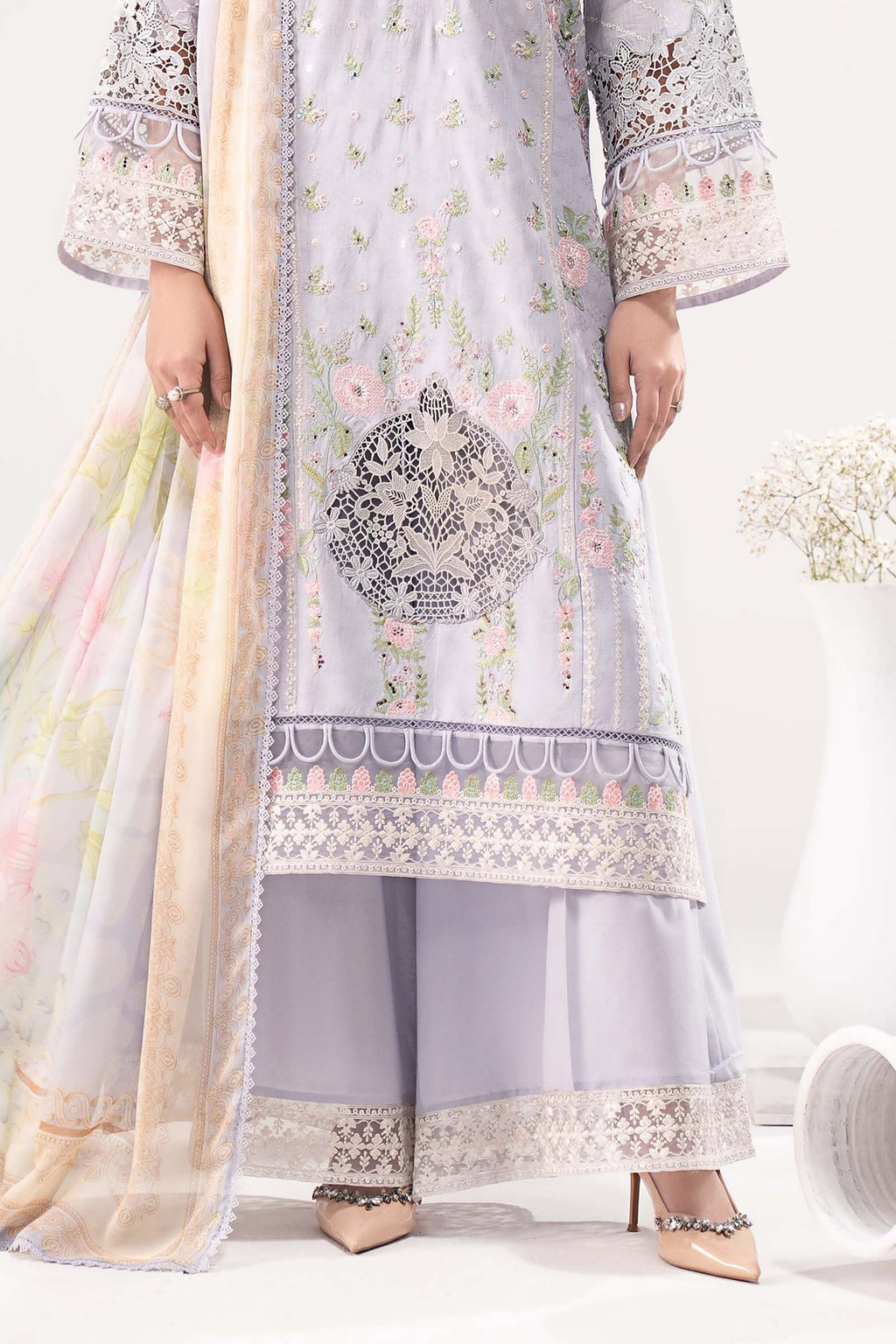 Maria B | Eid Collection 26 | 3 Piece Embroidered Dobby Lawn Suit