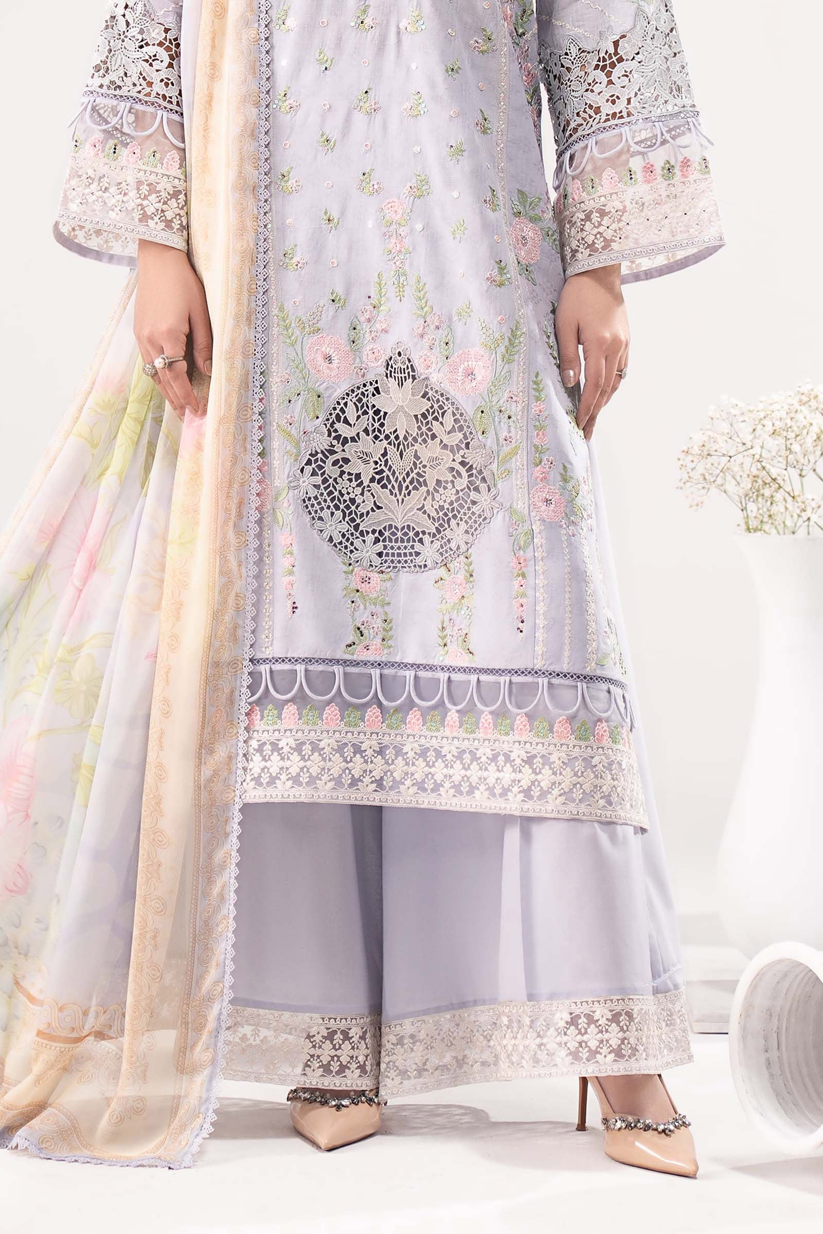 Maria B | Eid Collection 26 | 3 Piece Embroidered Dobby Lawn Suit