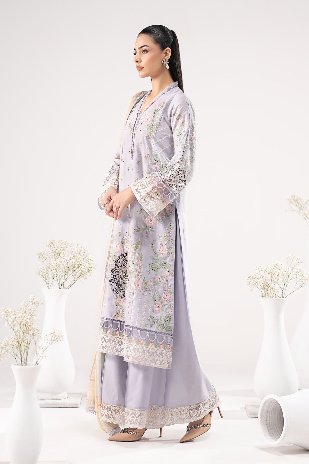 Maria B | Eid Collection 26 | 3 Piece Embroidered Dobby Lawn Suit