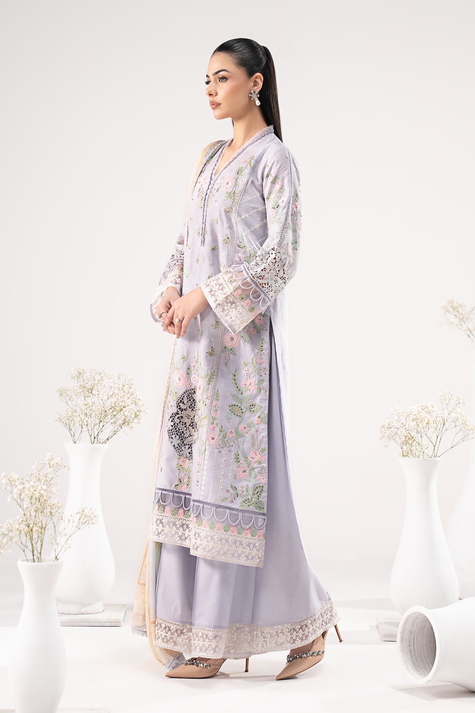 Maria B | Eid Collection 26 | 3 Piece Embroidered Dobby Lawn Suit