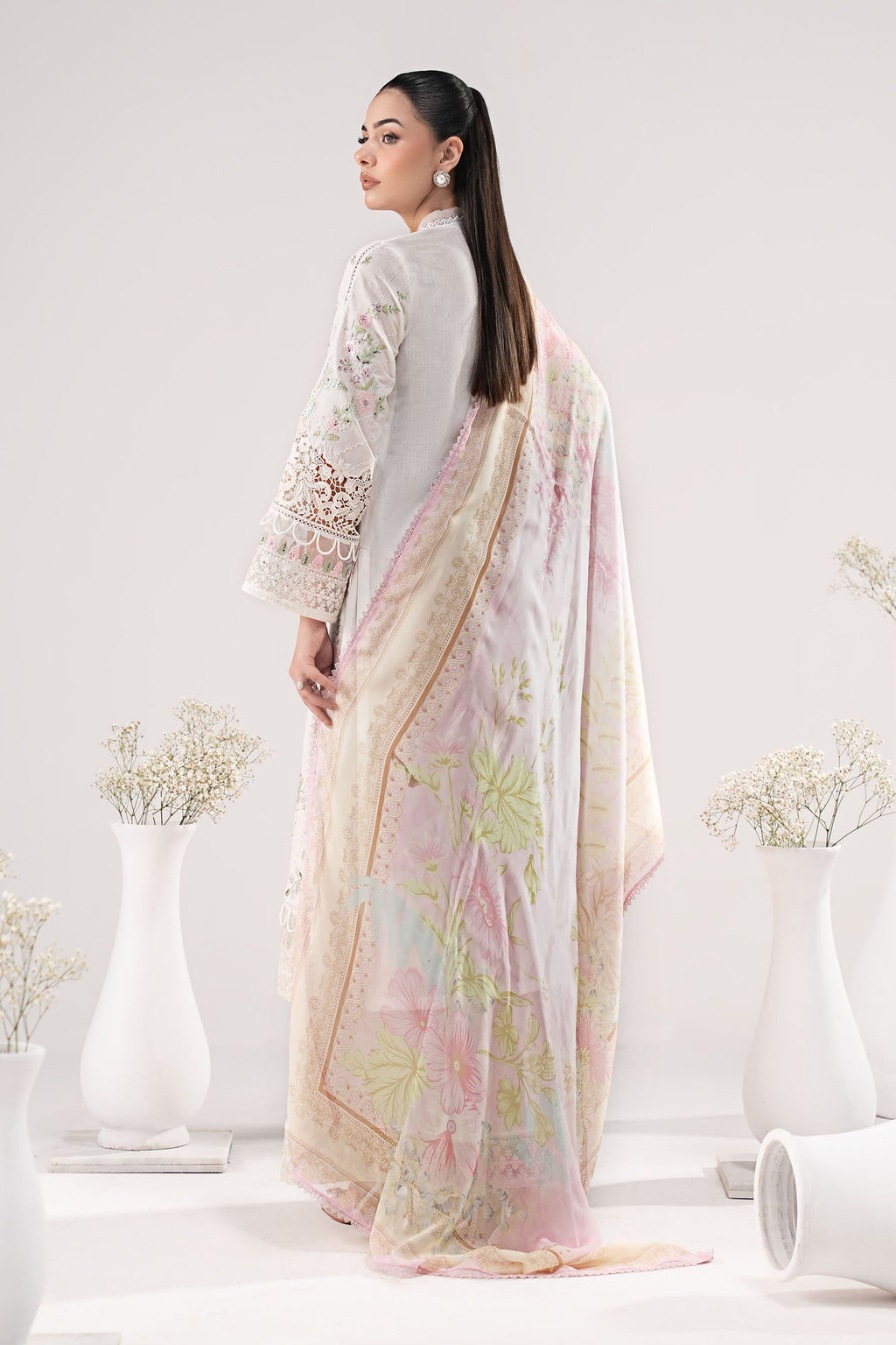 Maria B | Eid Collection 26 | 3 Piece Embroidered Dobby Lawn Suit