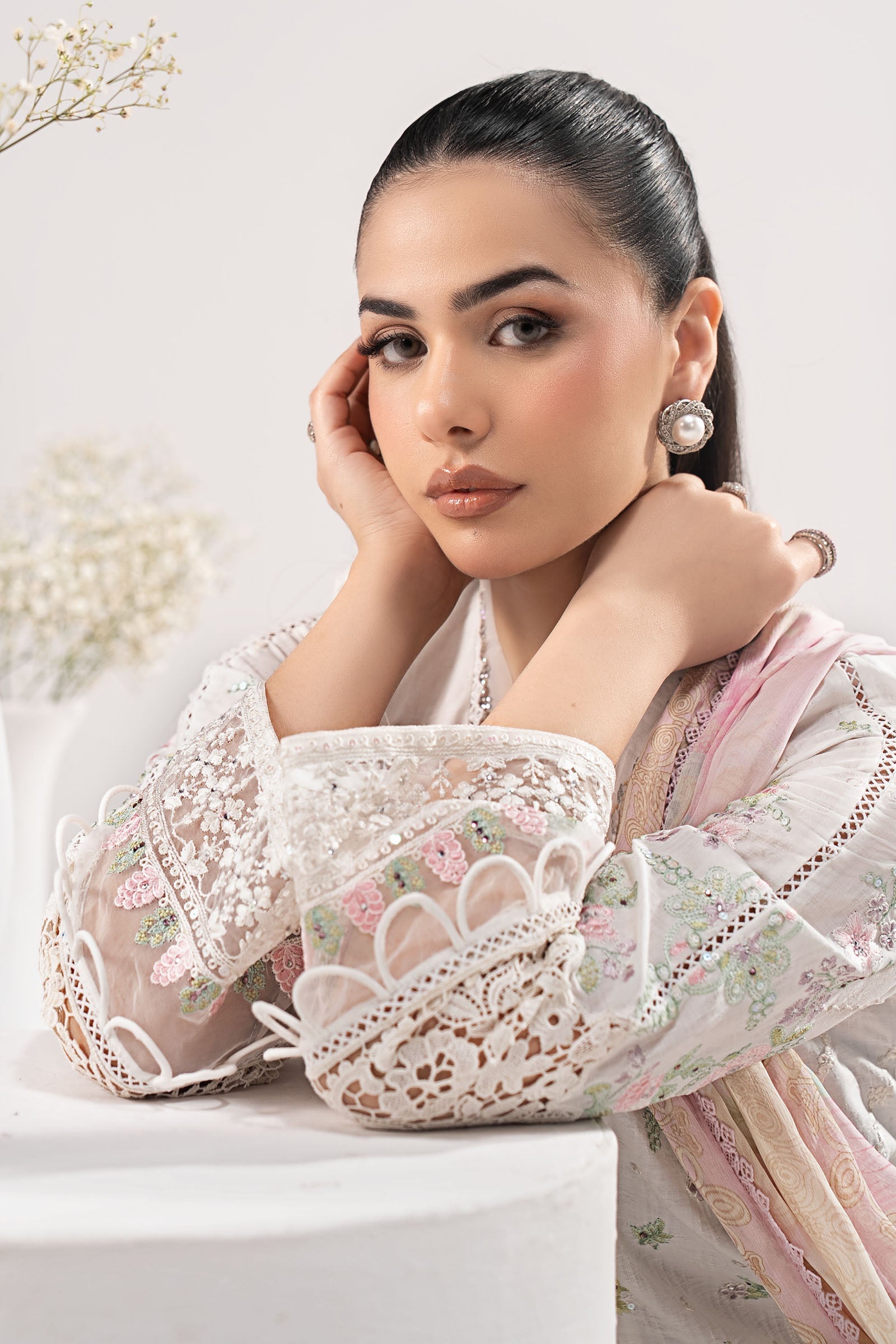 Maria B | Eid Collection 26 | 3 Piece Embroidered Dobby Lawn Suit
