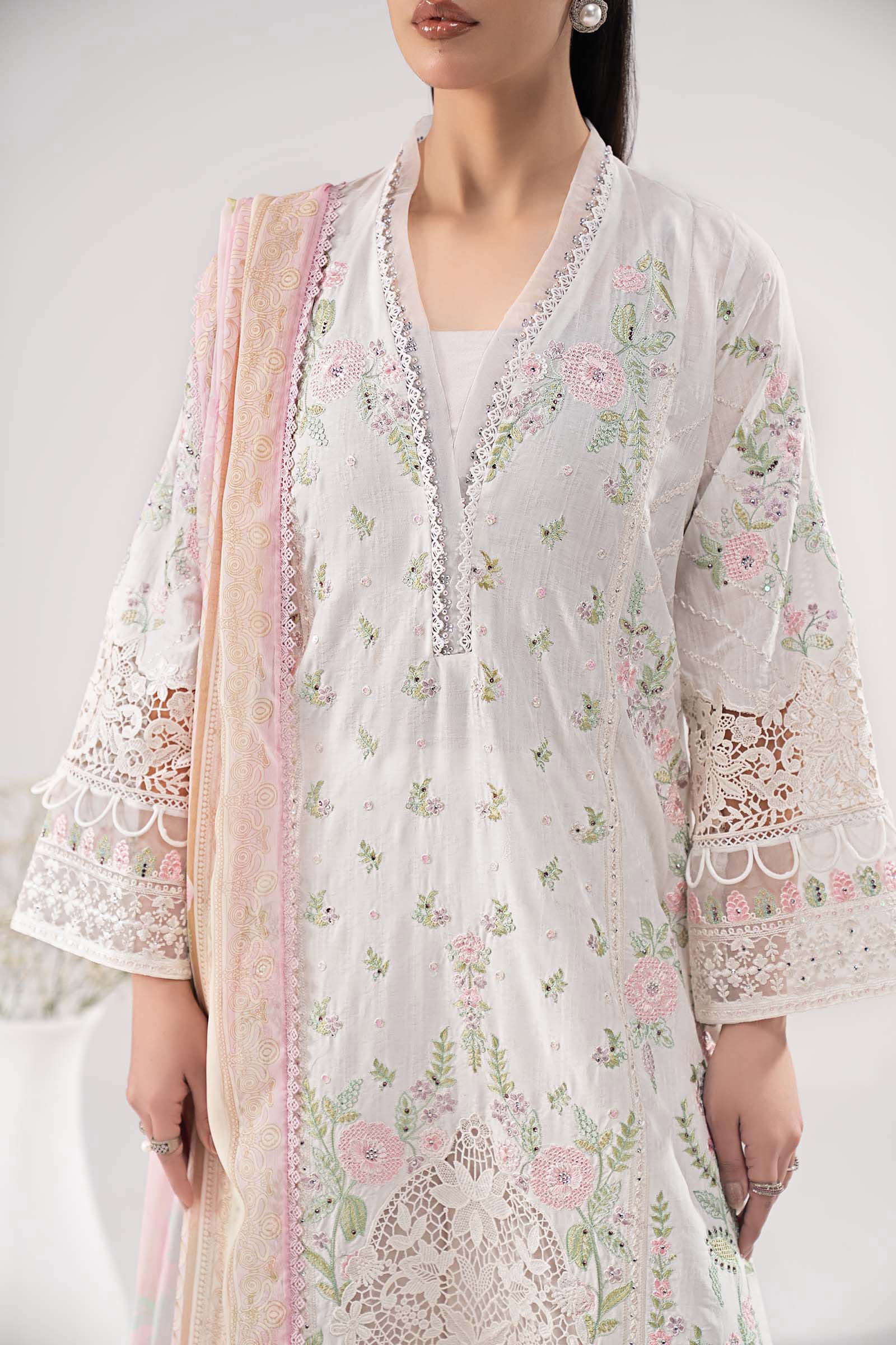 Maria B | Eid Collection 26 | 3 Piece Embroidered Dobby Lawn Suit