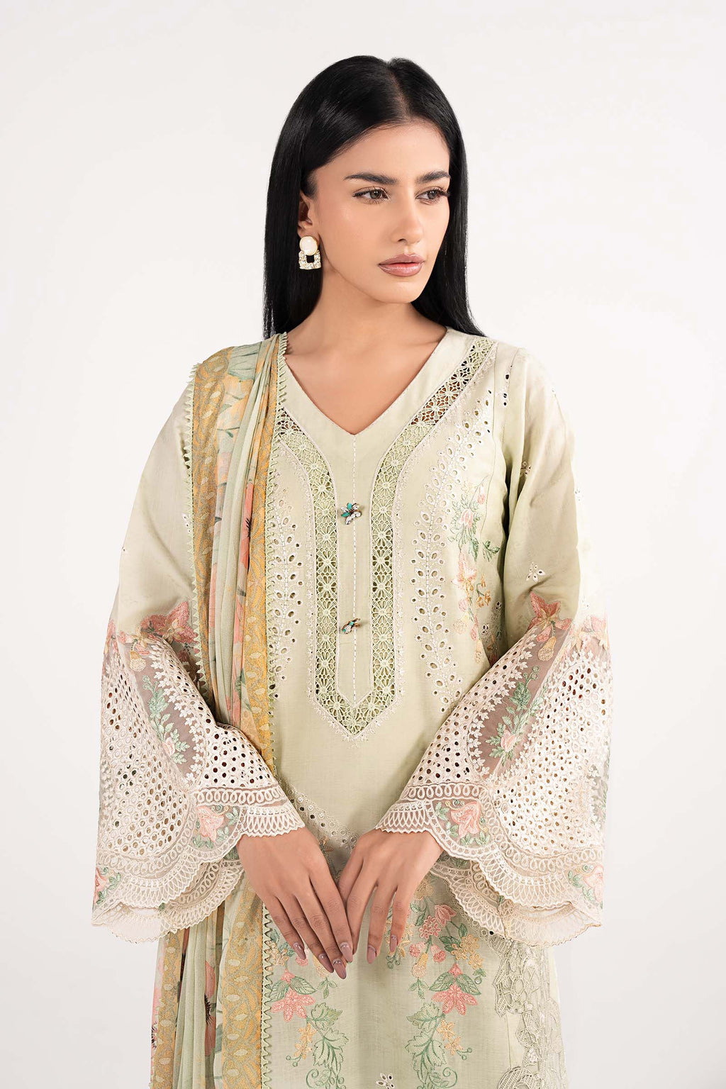 Maria B | Eid Collection 26 | 3 Piece Embroidered Dobby Lawn Suit