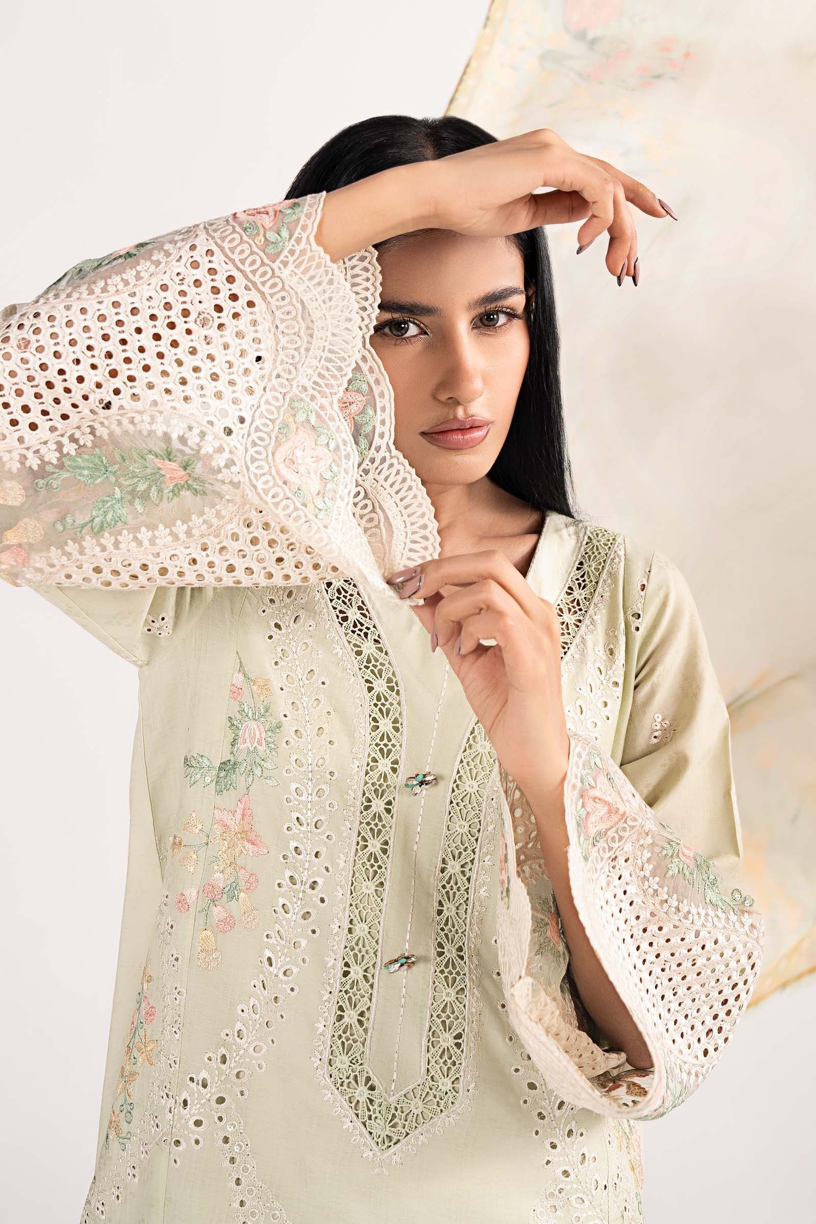 Maria B | Eid Collection 26 | 3 Piece Embroidered Dobby Lawn Suit
