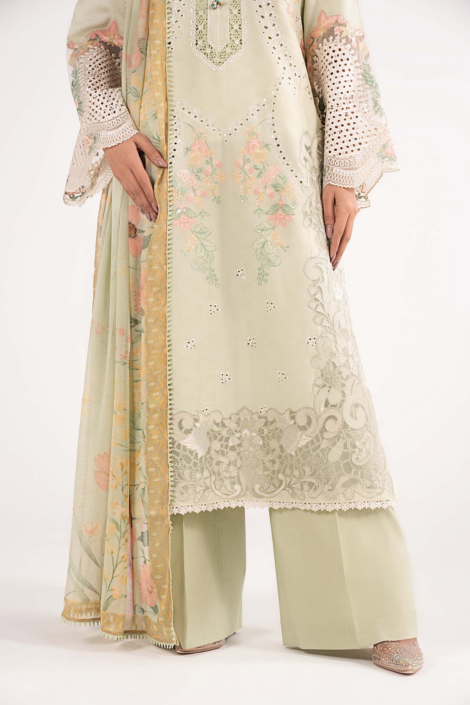 Maria B | Eid Collection 26 | 3 Piece Embroidered Dobby Lawn Suit