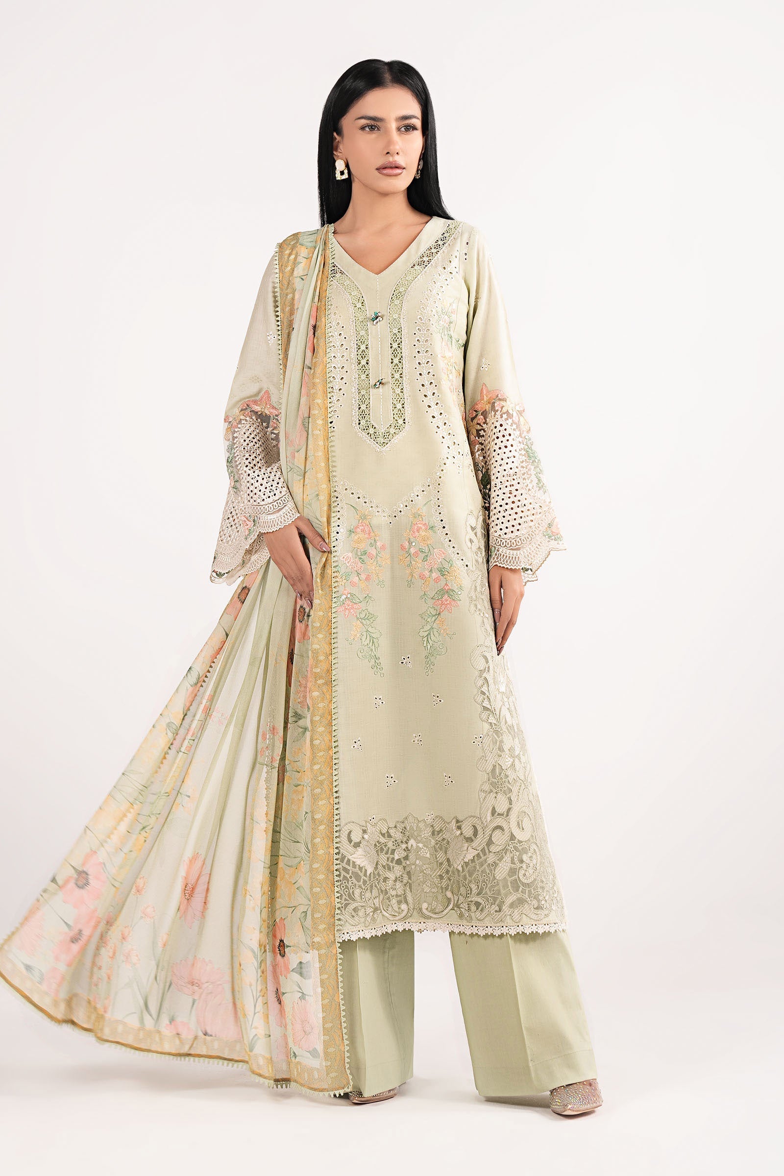 Maria B | Eid Collection 26 | 3 Piece Embroidered Dobby Lawn Suit