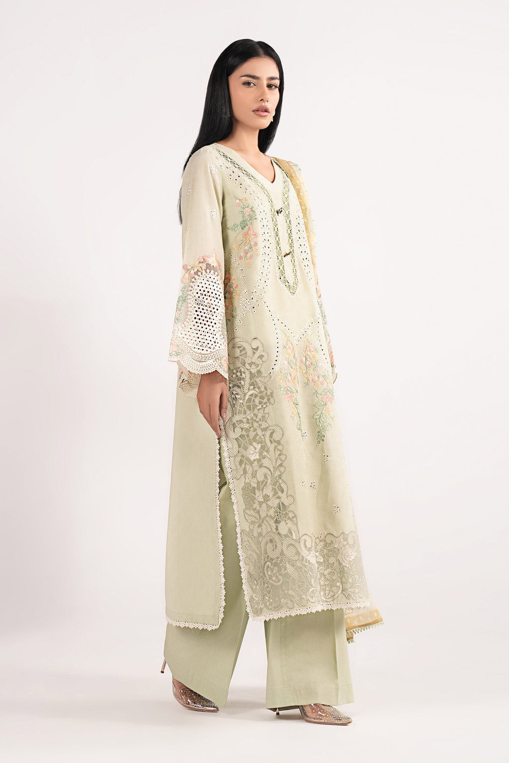 Maria B | Eid Collection 26 | 3 Piece Embroidered Dobby Lawn Suit