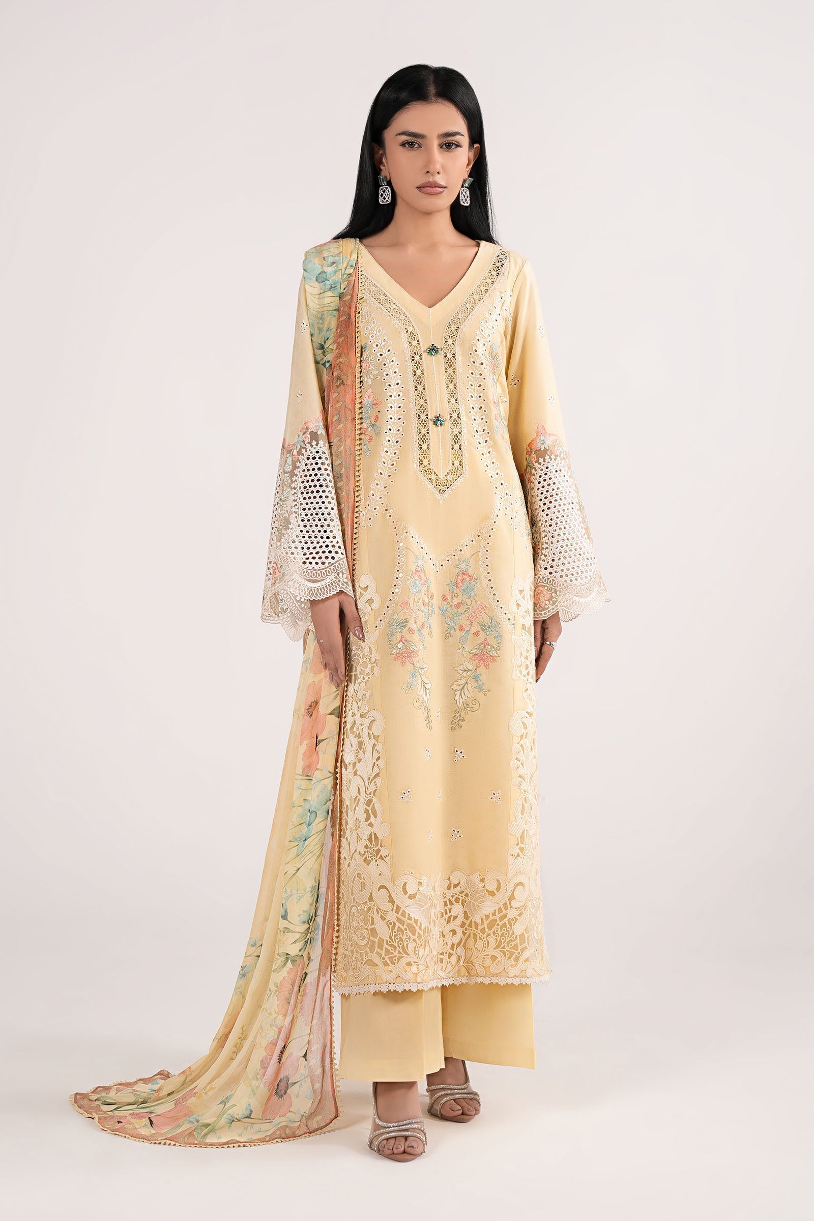 Maria B | Eid Collection 26 | 3 Piece Embroidered Dobby Lawn Suit