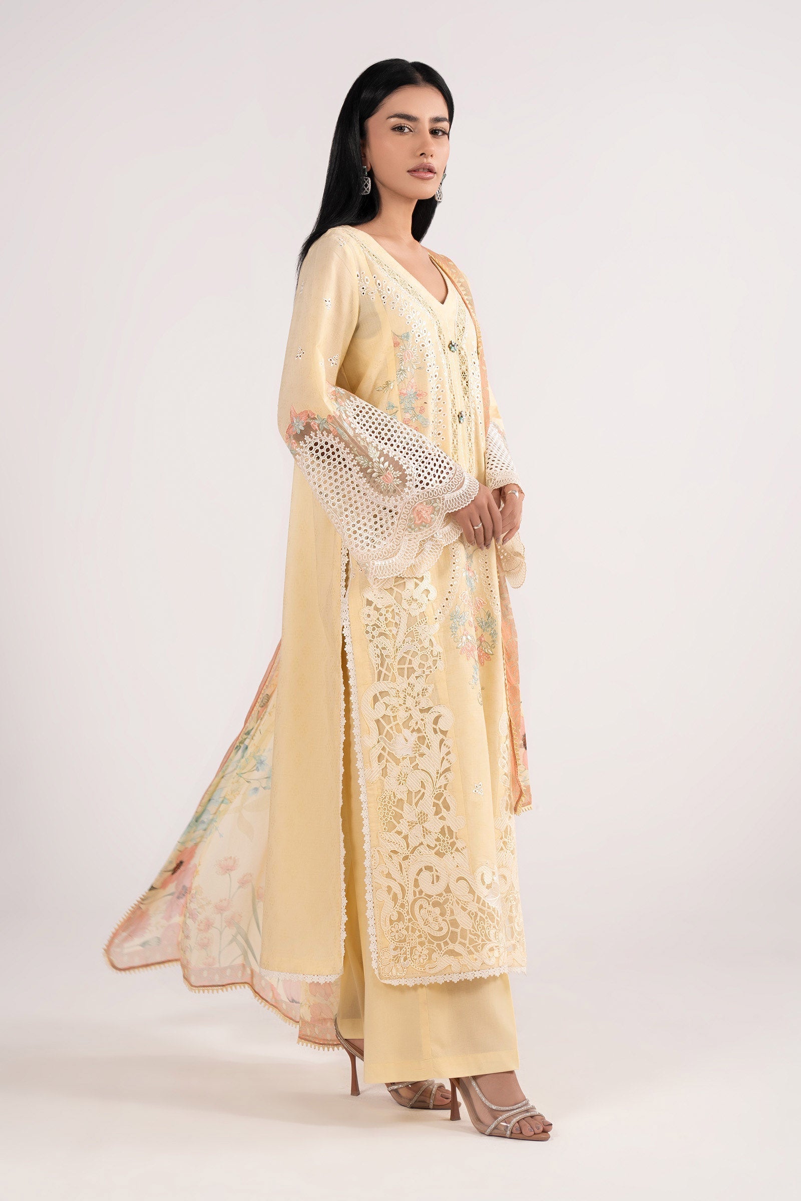 Maria B | Eid Collection 26 | 3 Piece Embroidered Dobby Lawn Suit