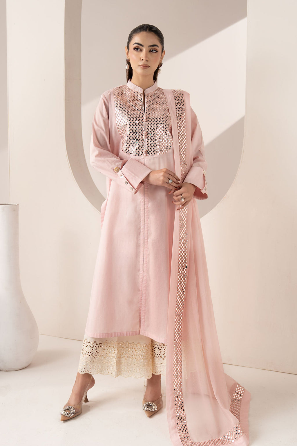Maria B | Eid Collection 26 | 3 Piece Embroidered Dobby Lawn Suit