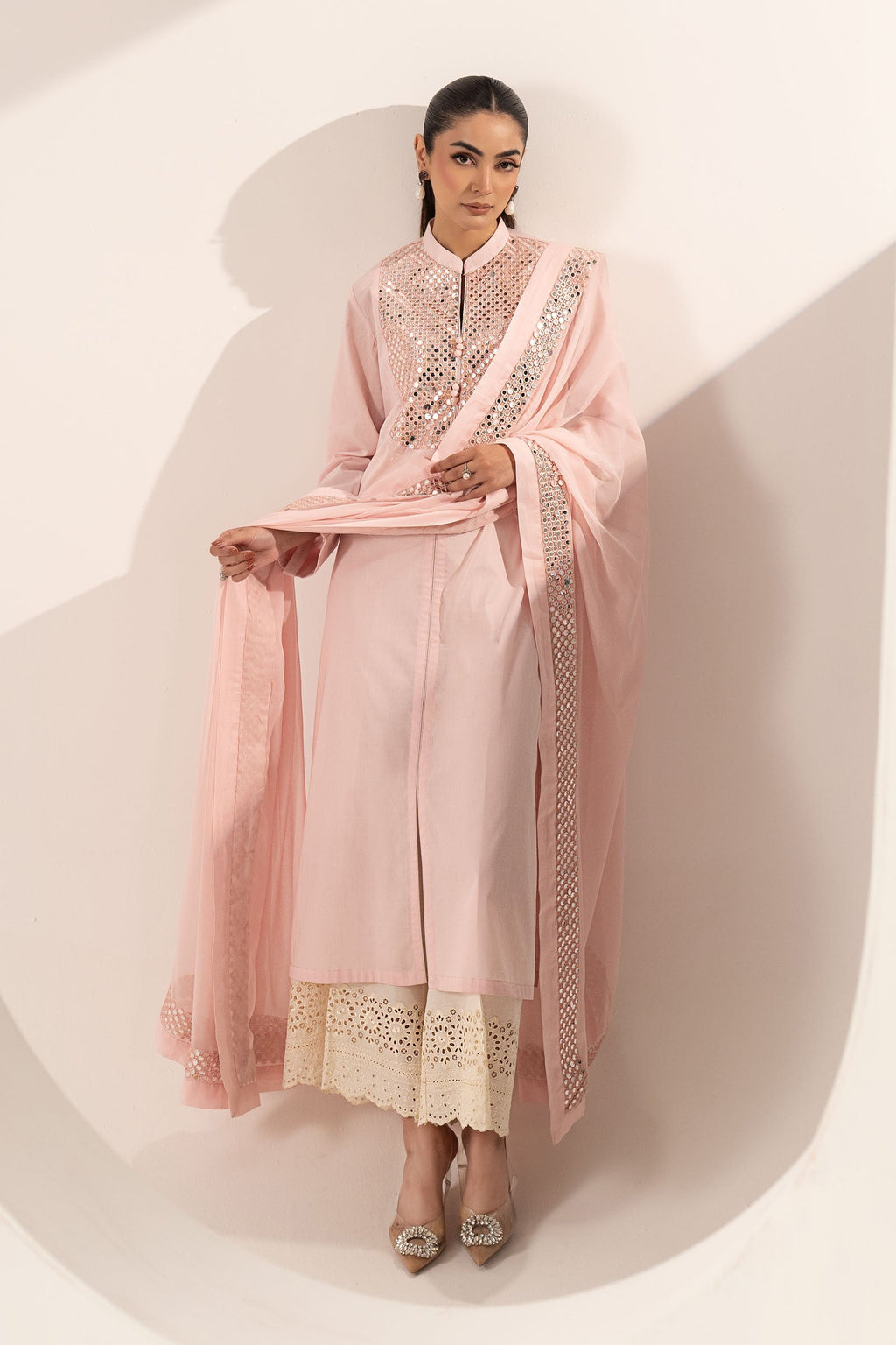 Maria B | Eid Collection 26 | 3 Piece Embroidered Dobby Lawn Suit