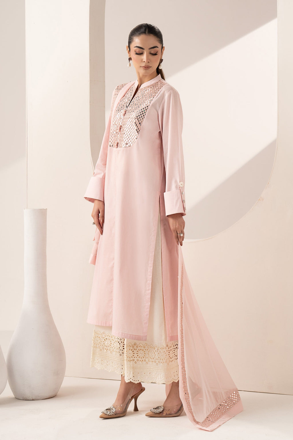 Maria B | Eid Collection 26 | 3 Piece Embroidered Dobby Lawn Suit