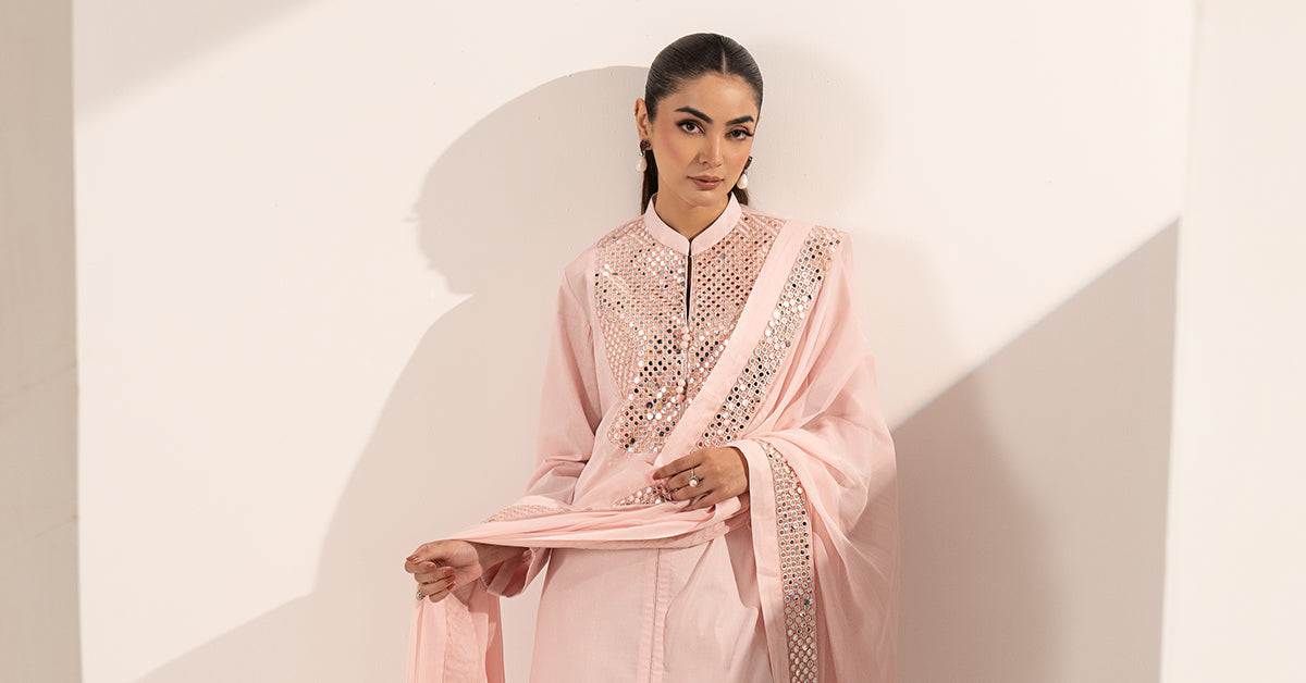 Maria B | Eid Collection 26 | 3 Piece Embroidered Dobby Lawn Suit