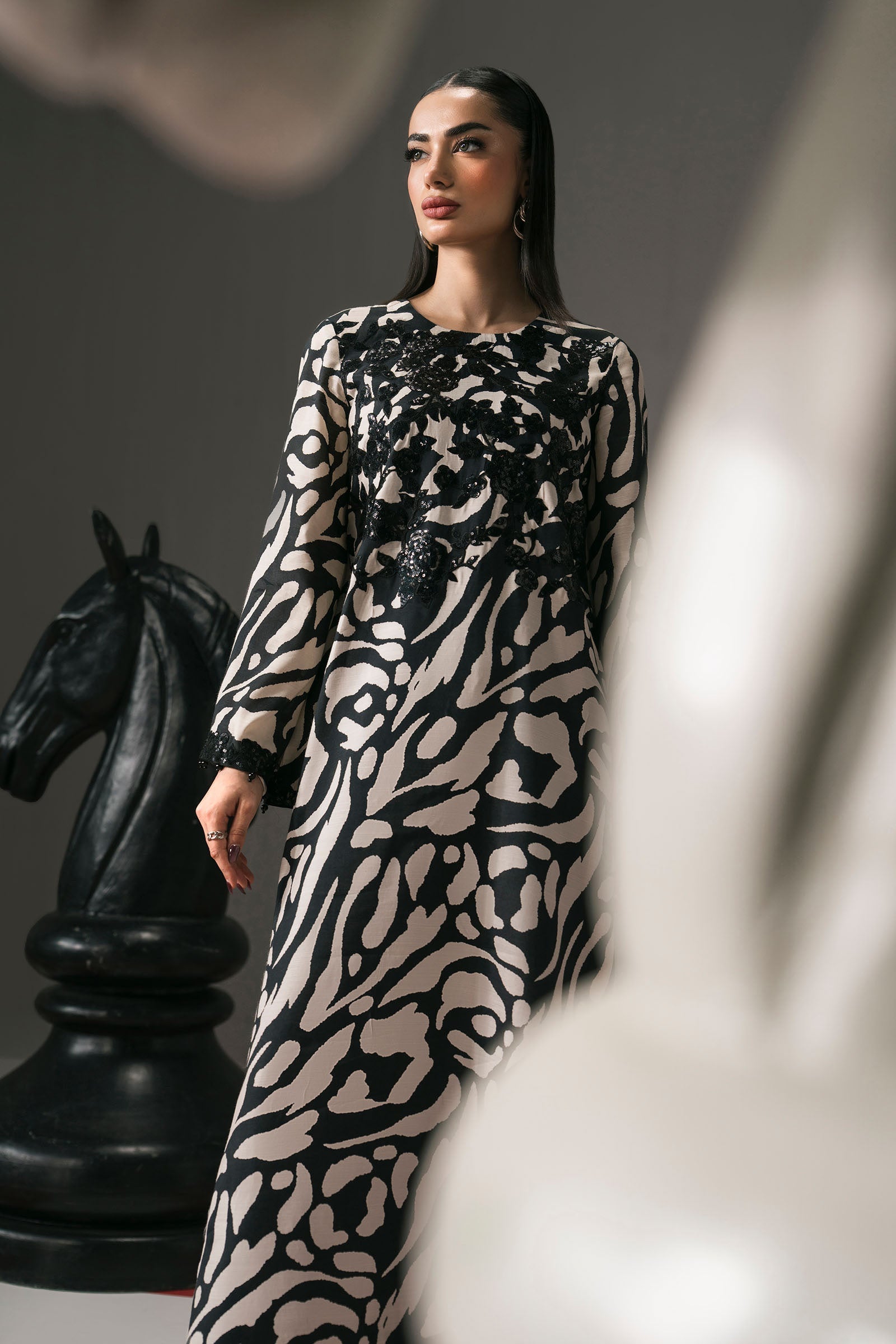 Maria B | Eid Collection 26 | 2 Piece Embroidered Raw Silk Suit