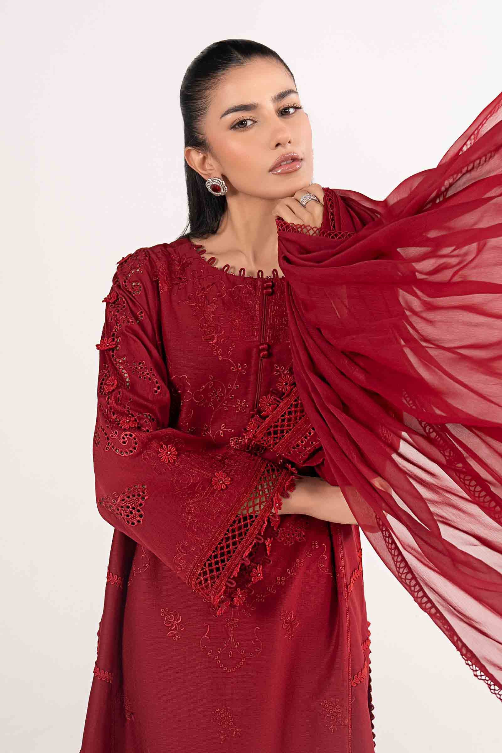 Maria B | Eid Collection 26 | 3 Piece Embroidered Dobby Lawn Suit