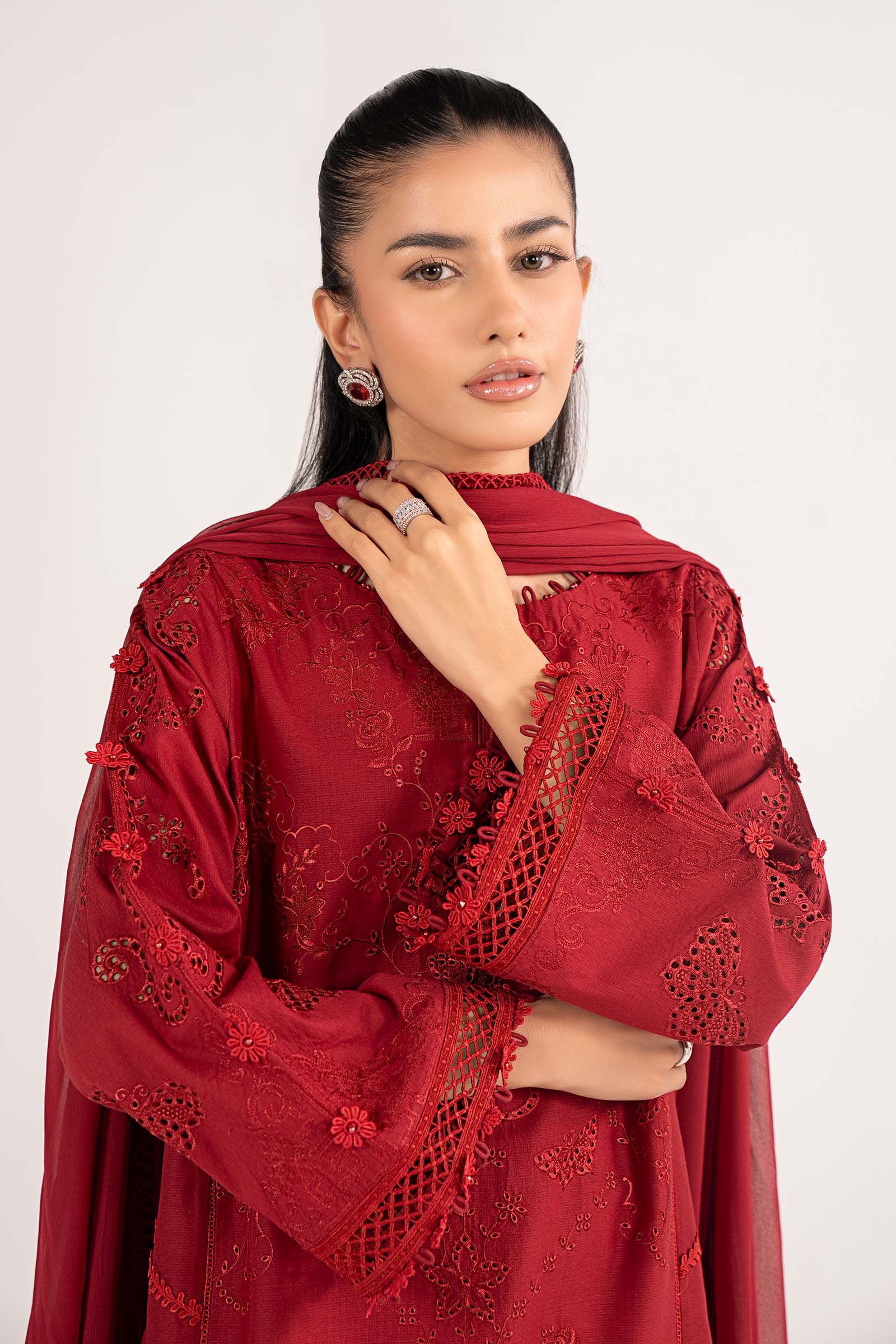 Maria B | Eid Collection 26 | 3 Piece Embroidered Dobby Lawn Suit