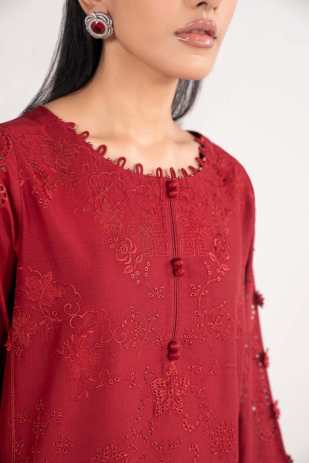 Maria B | Eid Collection 26 | 3 Piece Embroidered Dobby Lawn Suit